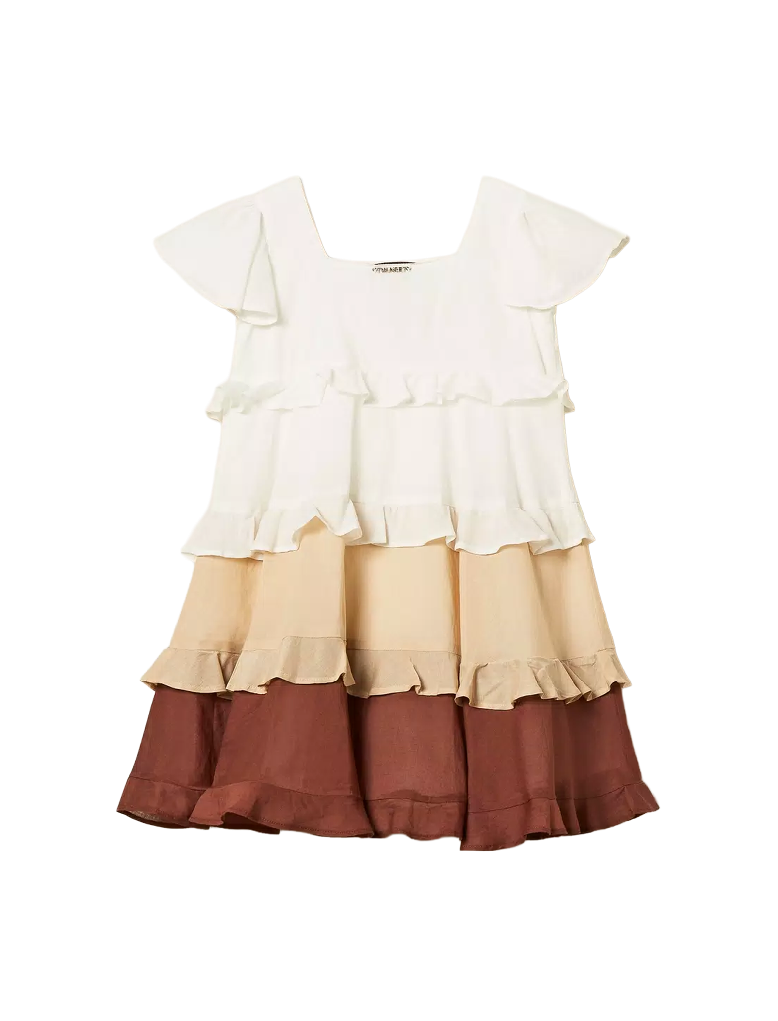 Multicolour muslin dress