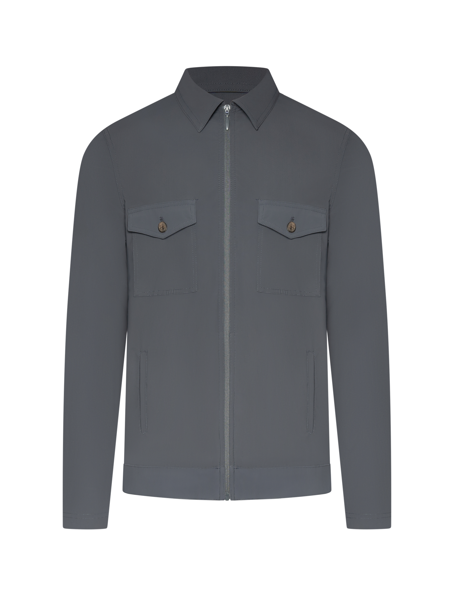 Cairo Premium-Überhemd mit Reißverschluss