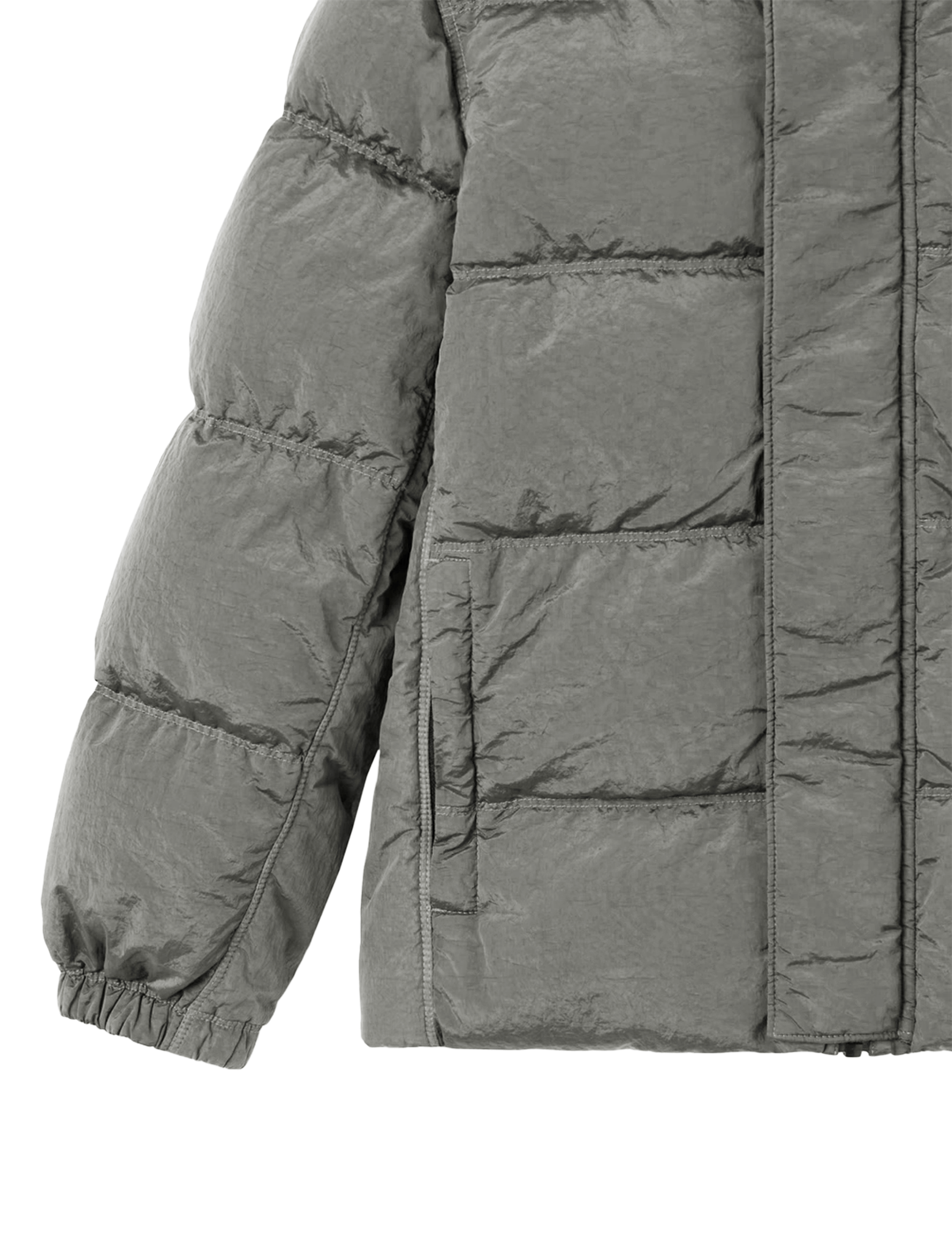 Nylon Econyl parka down jacket