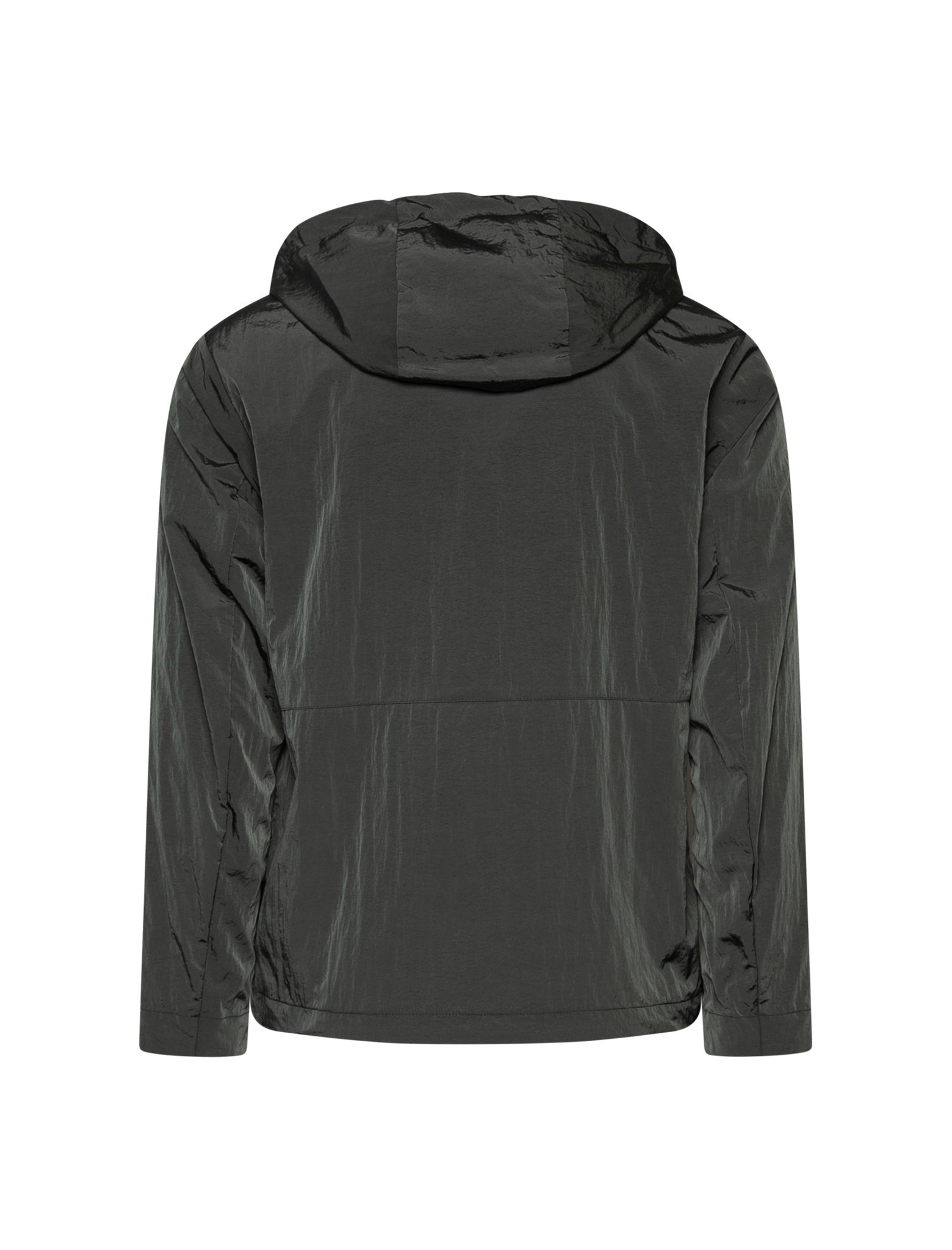 Nylon hooded jacket