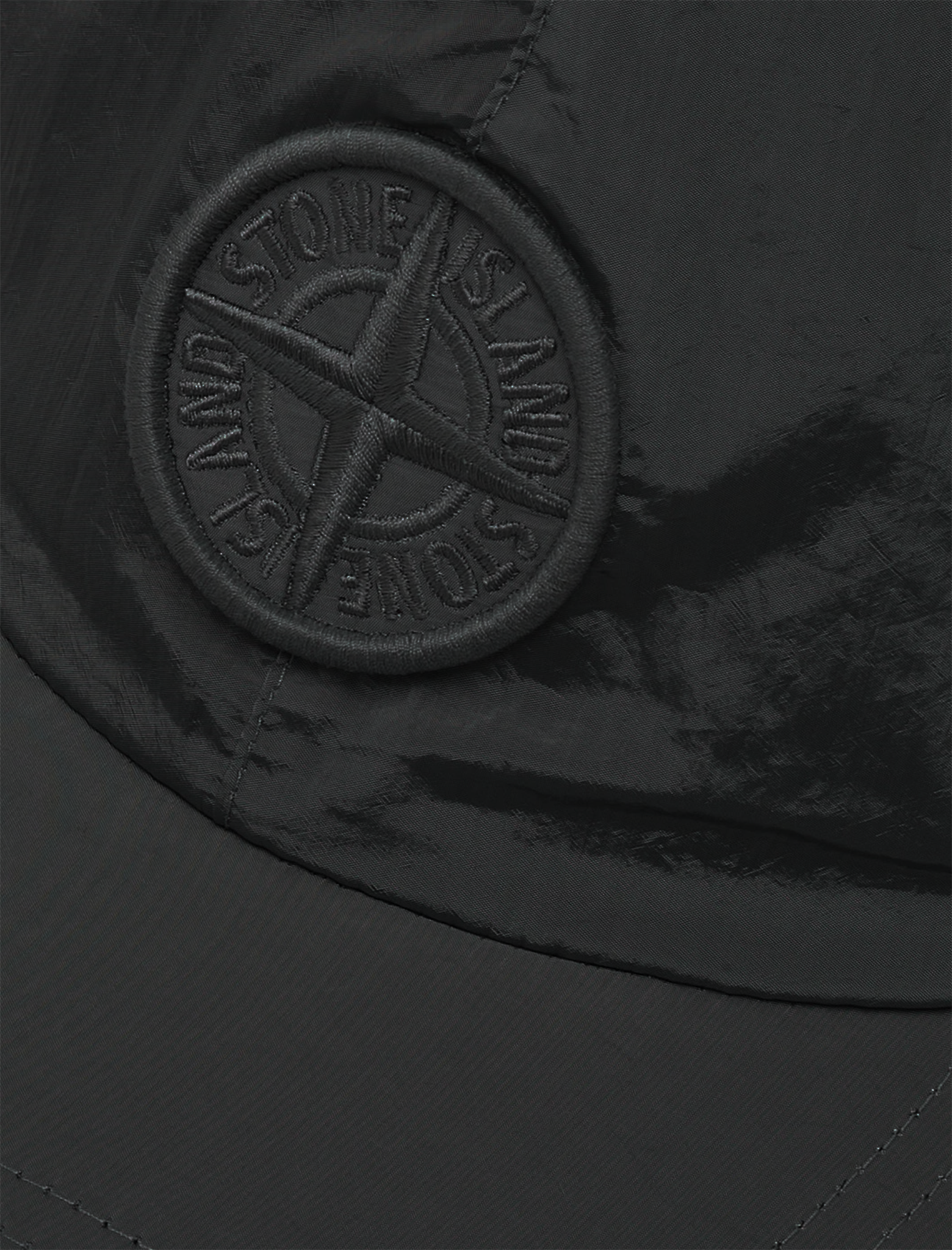 Nylon metal logo baseball cap