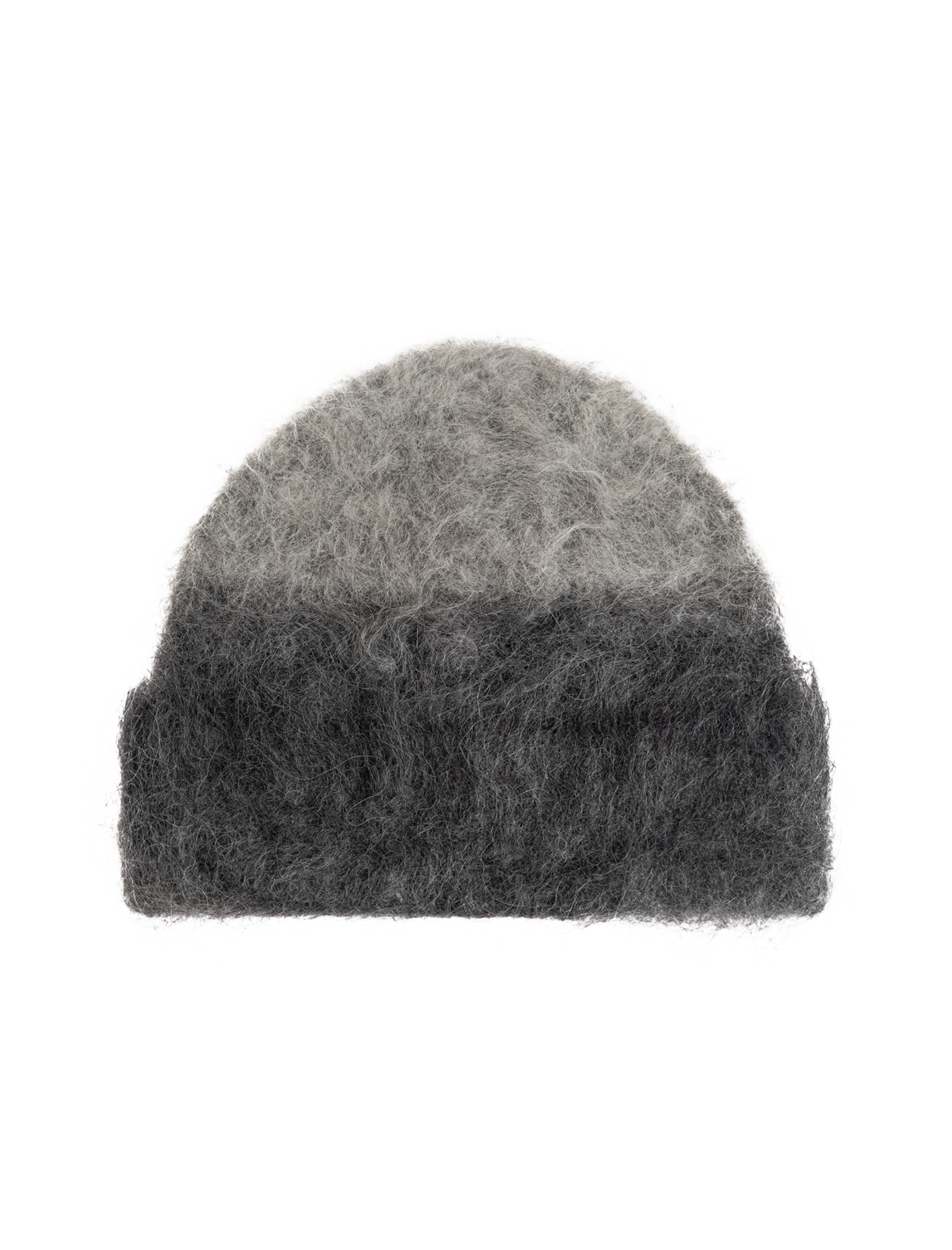 Ombre knitted beanie hat