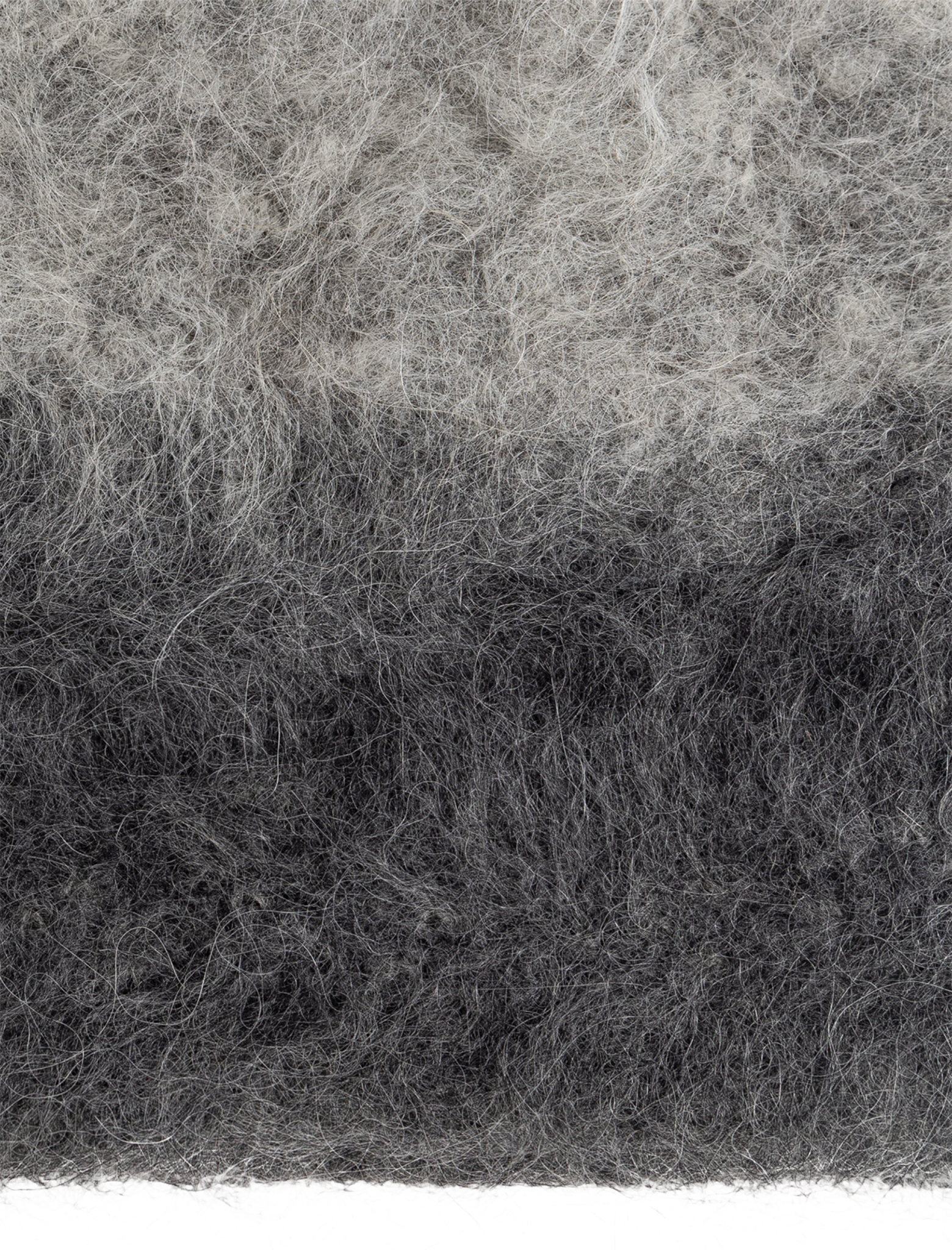 Ombre knitted beanie hat