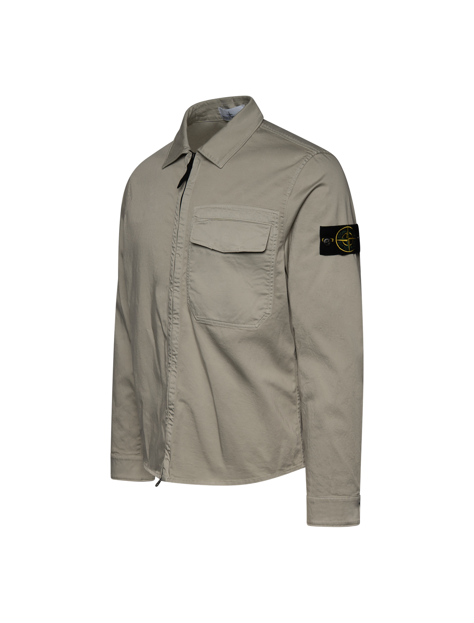 Regular fit badge overshirt