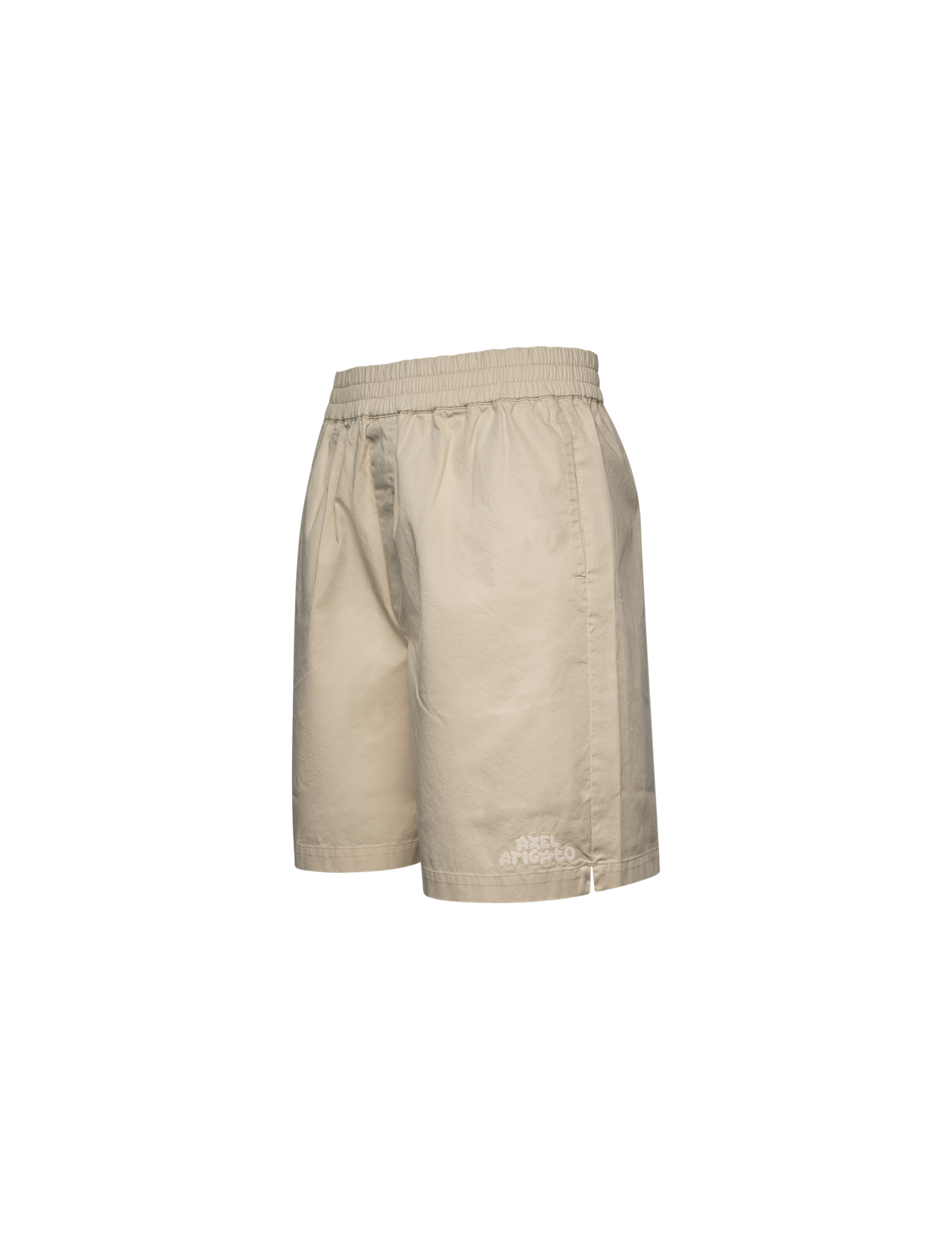 Oversized embroidered shorts