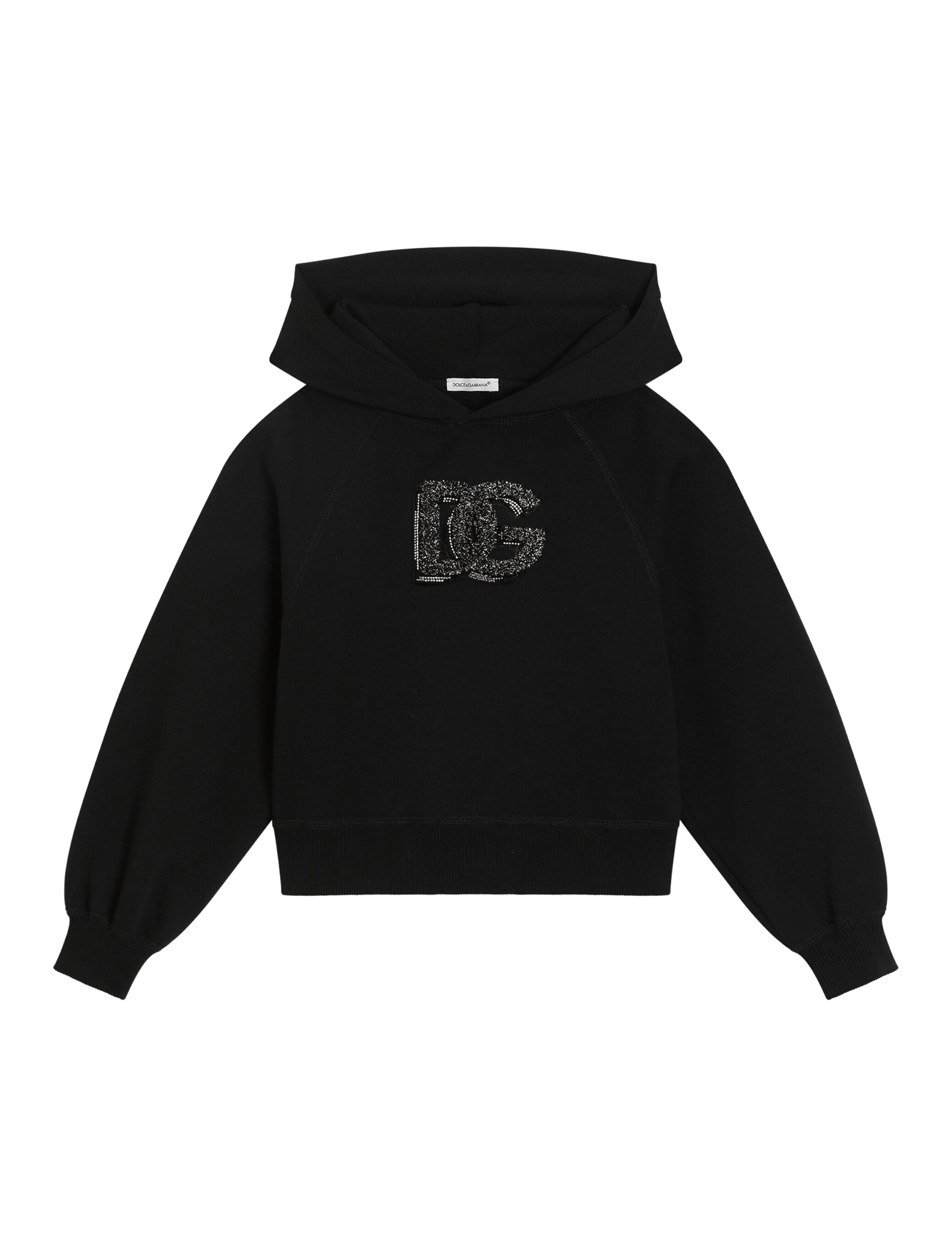 Oversized rhinestones hoodie