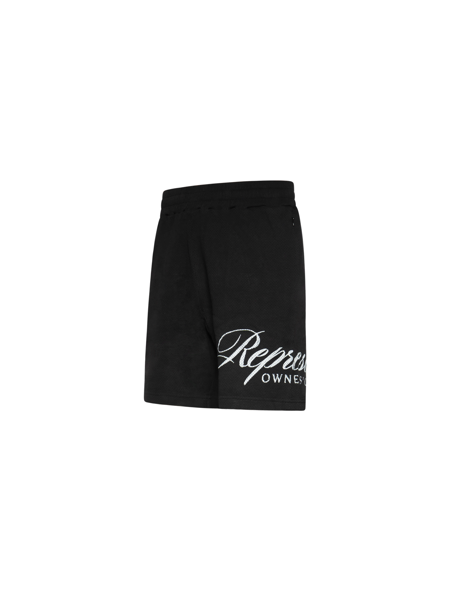 Mesh-Shorts mit Club-Schriftzug