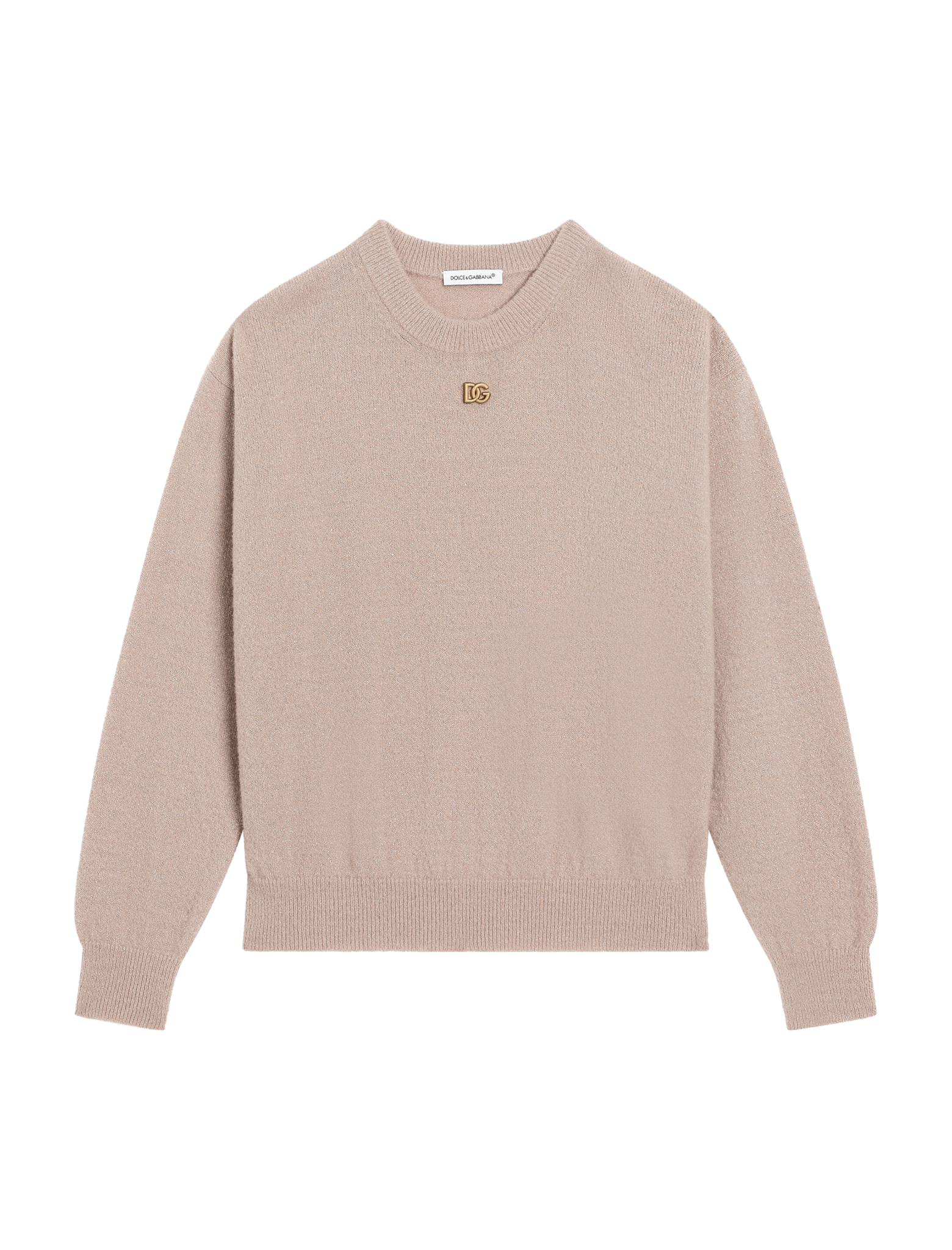 Plain logo plaque knitwear