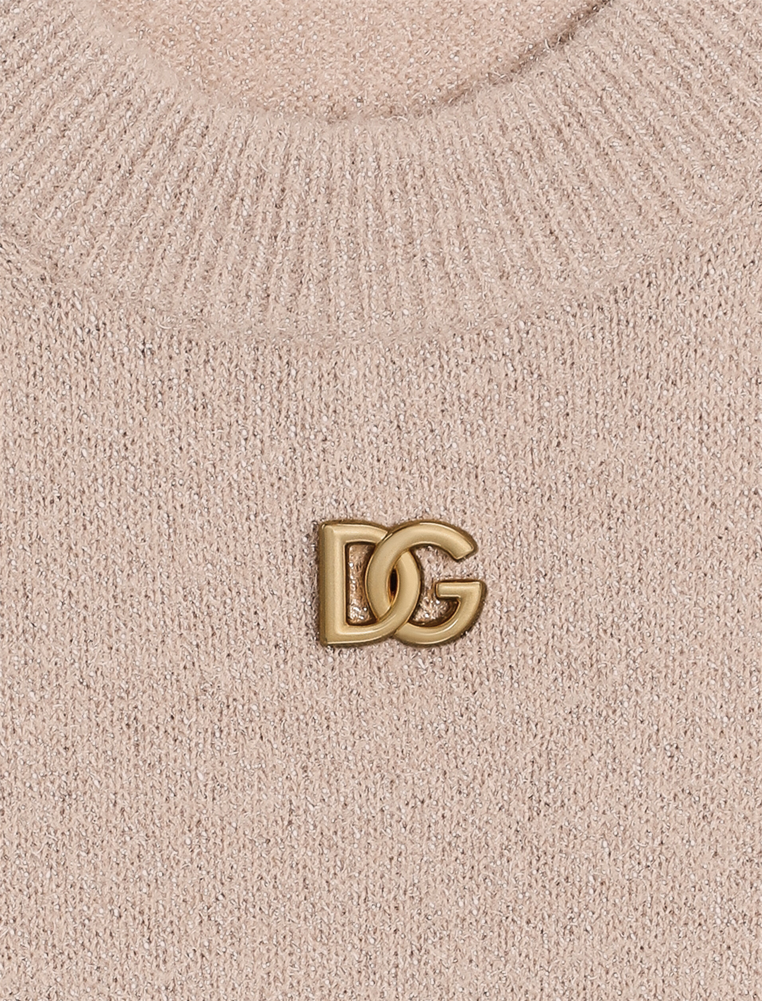 Plain logo plaque knitwear