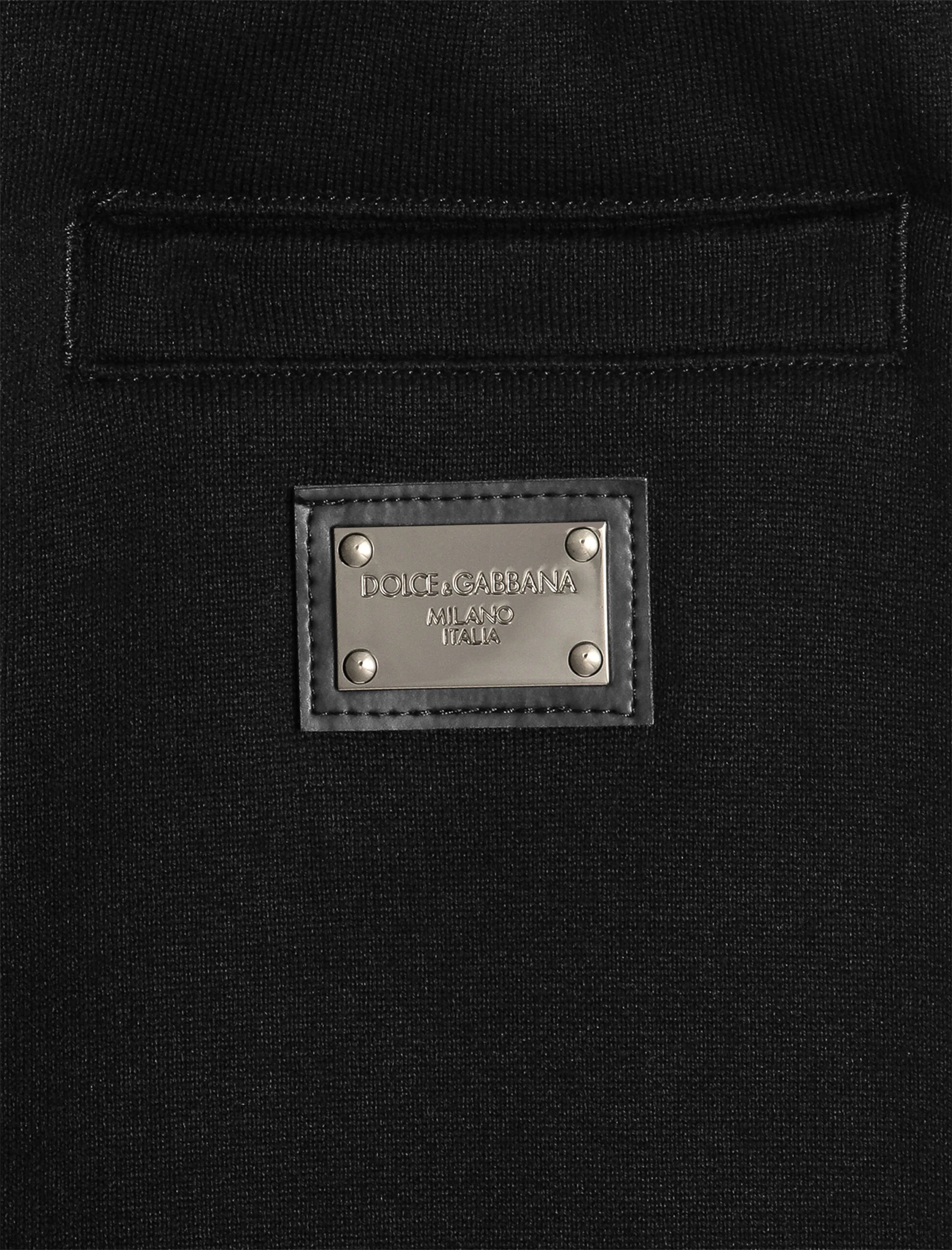 Plaque jersey jogging shorts