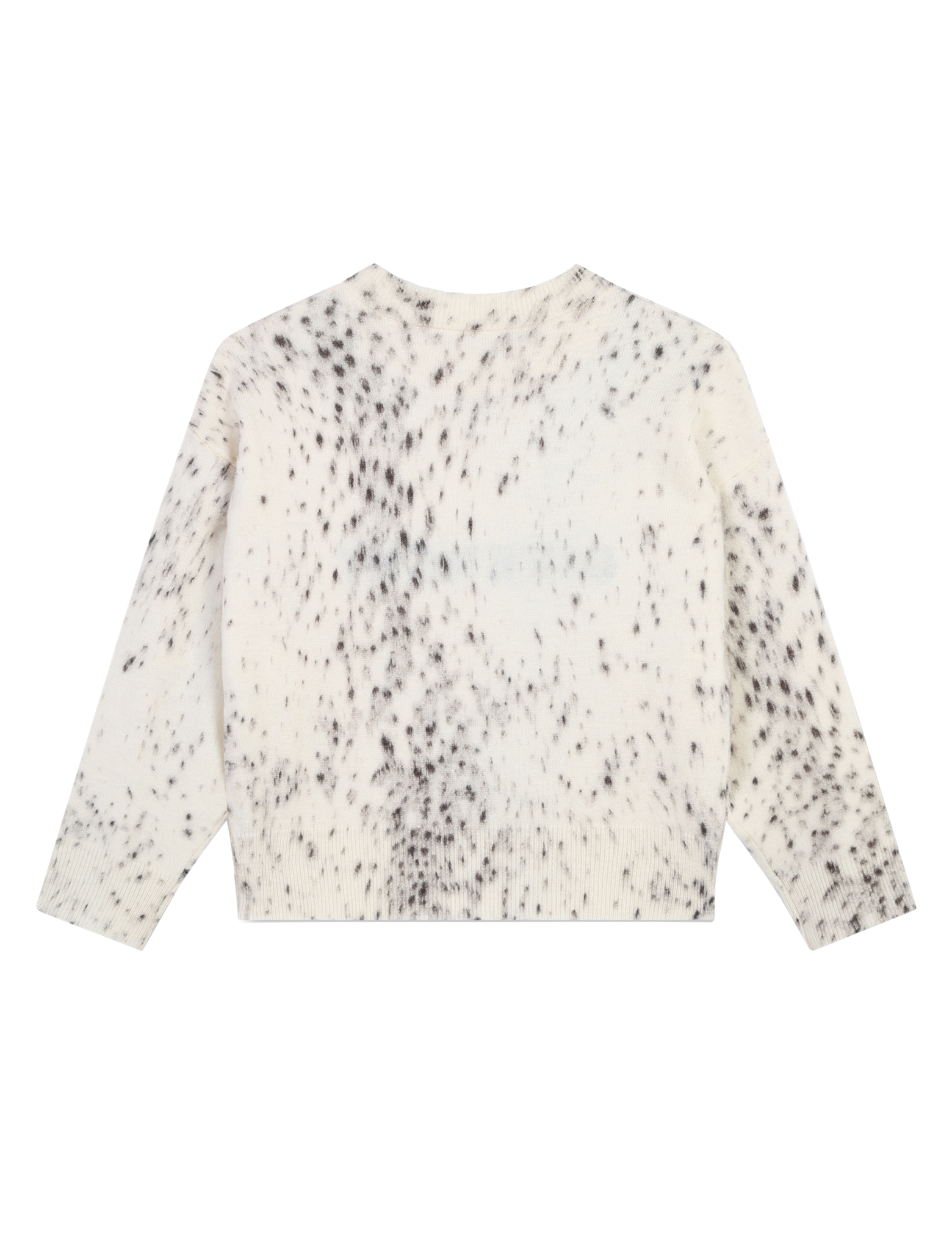 Printed wool-blend knitwear
