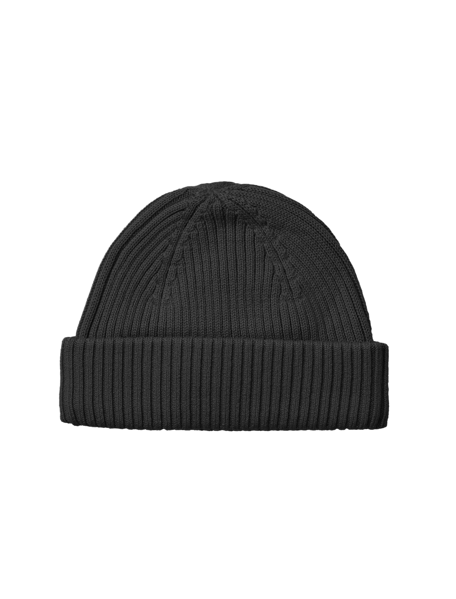 Rib knitted beanie hat