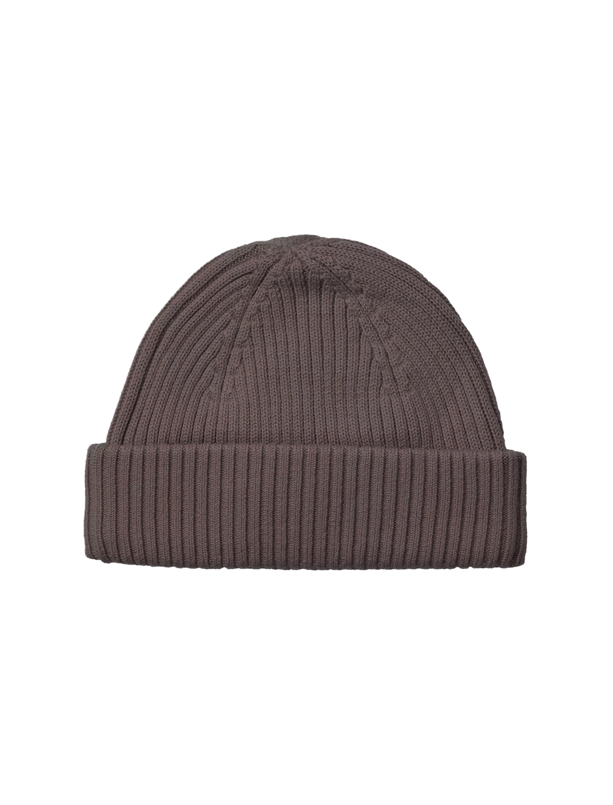 Rib knitted beanie hat