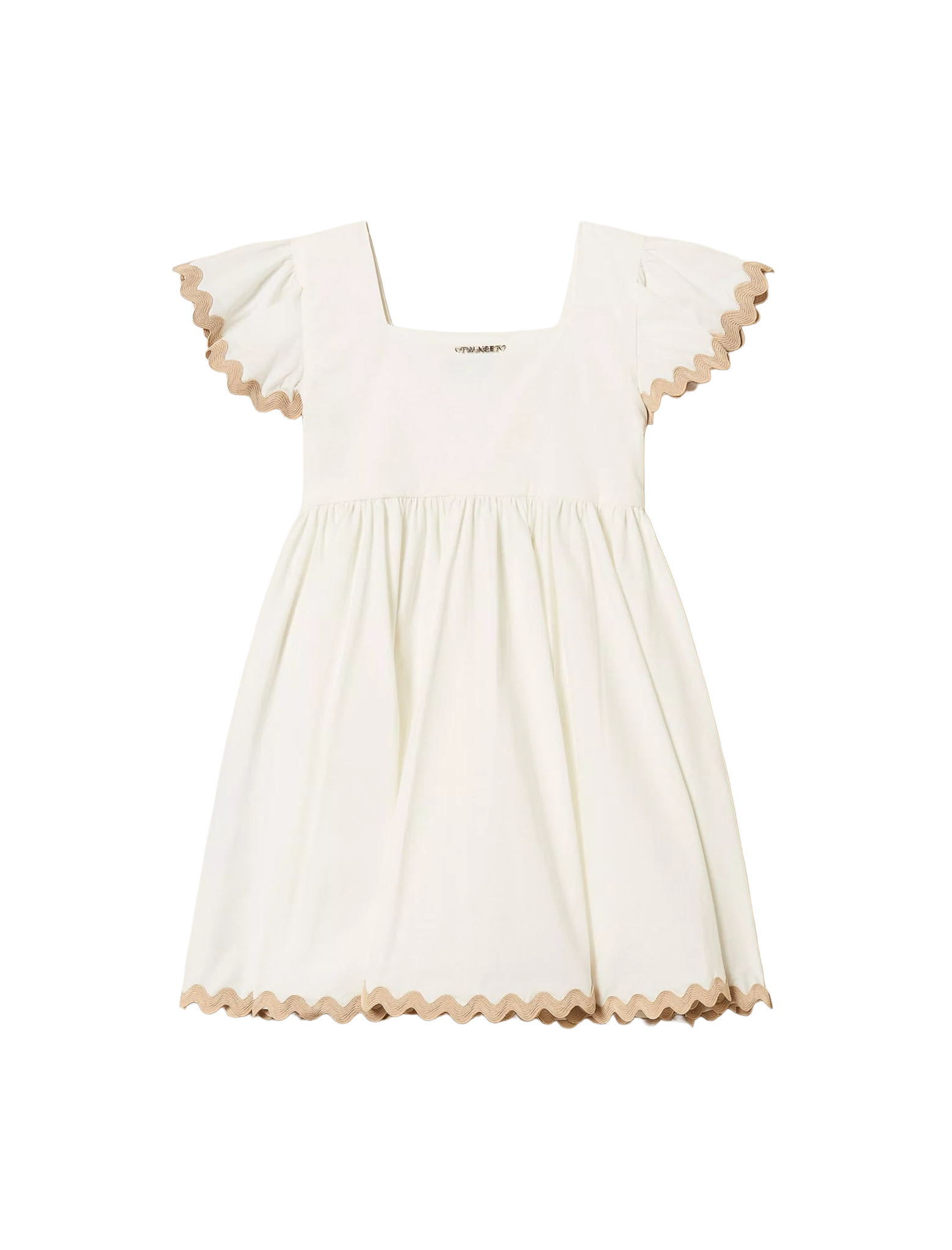 Ruffle collar dress