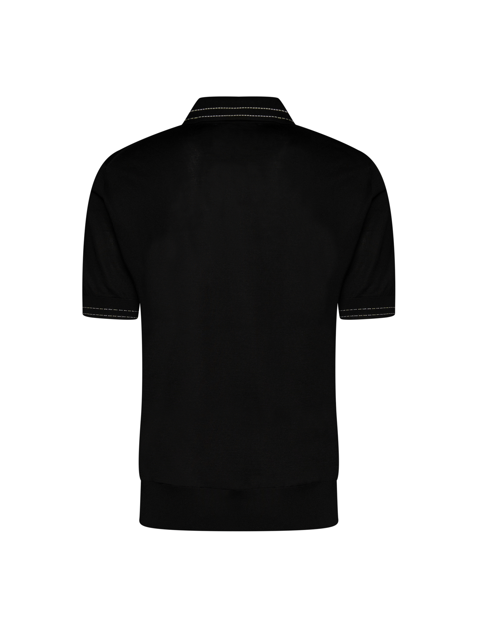 Silk polo shirt