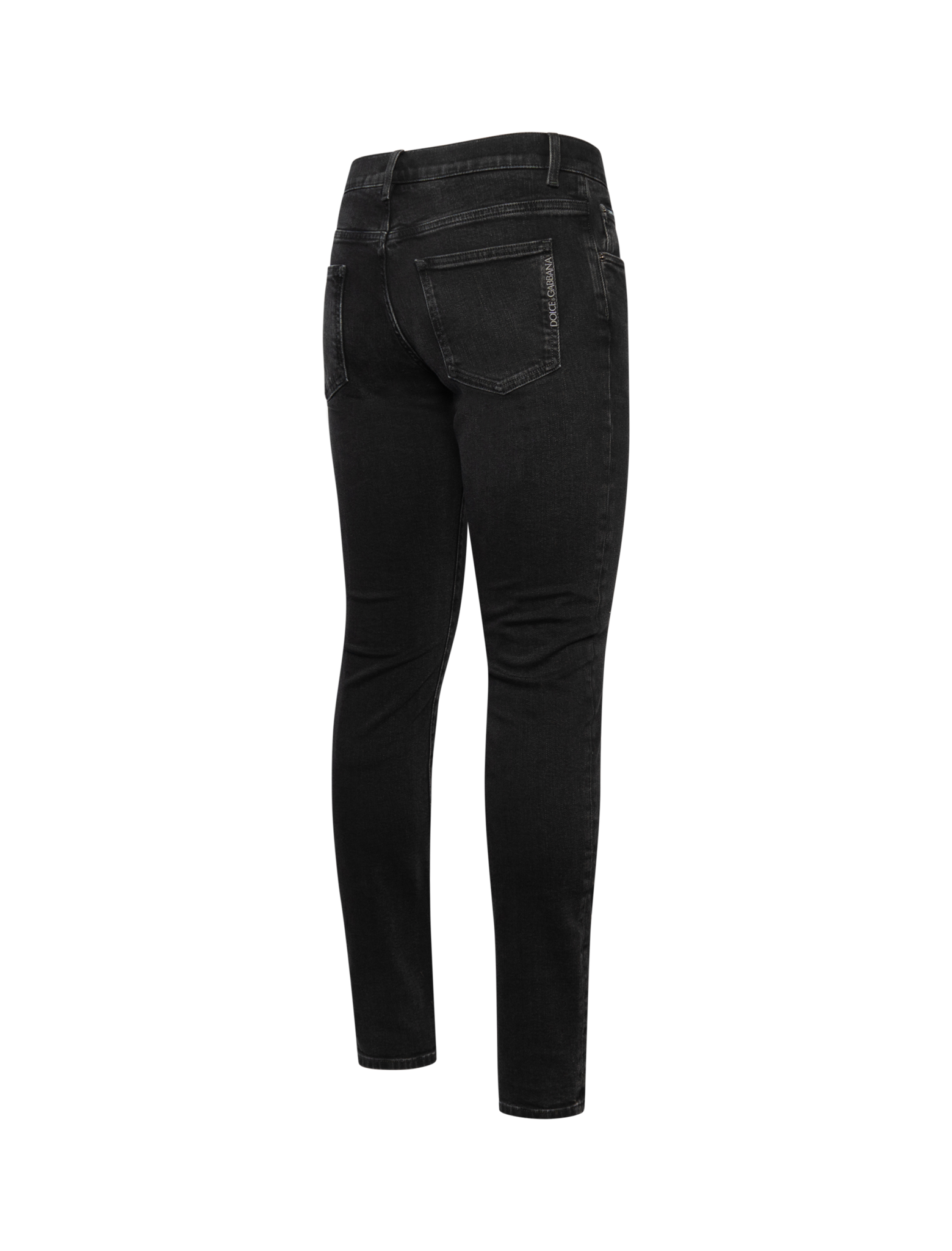 Slim fit embroidery logo jeans
