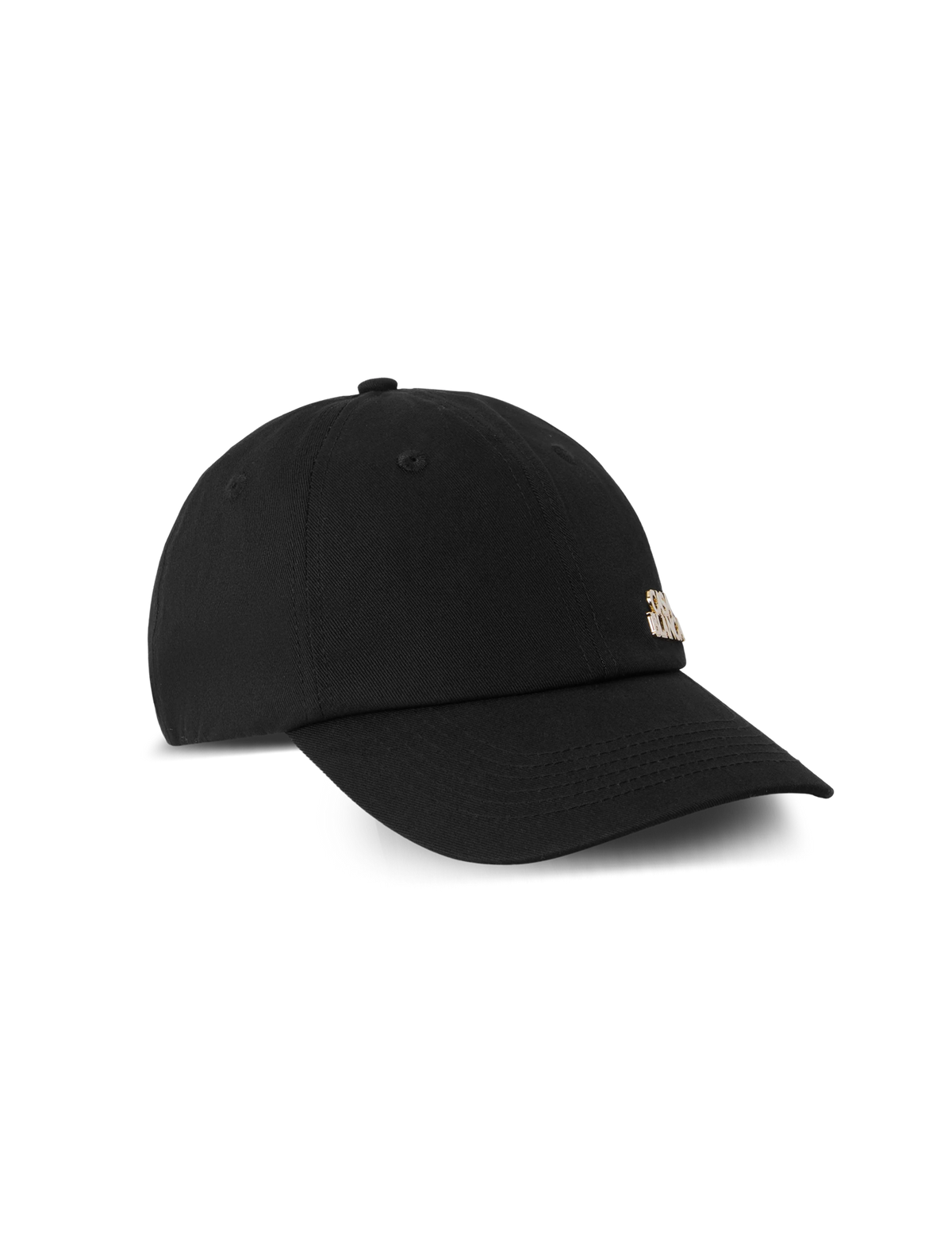 Stacked logo cotton cap