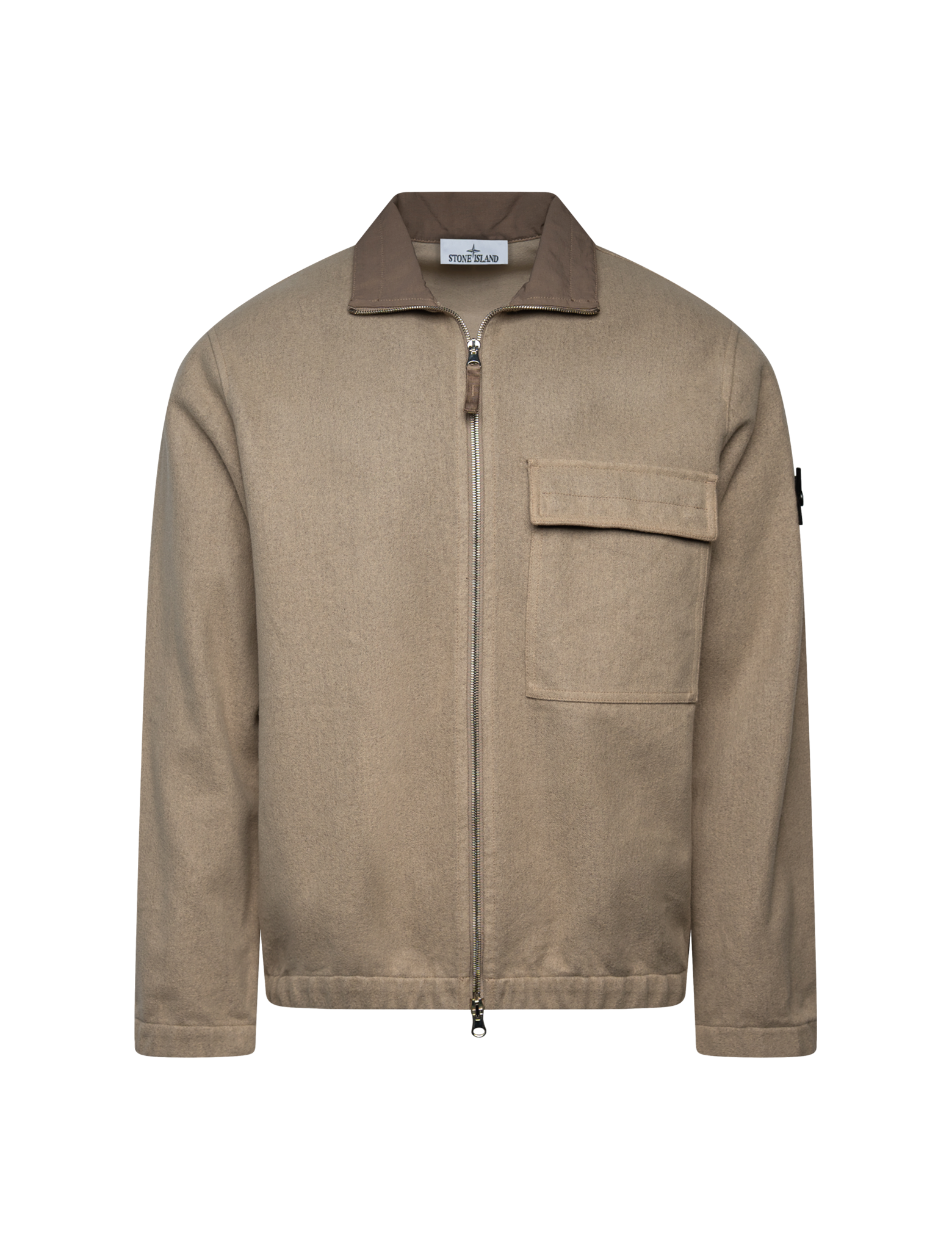 Flannel-TC wool overshirt
