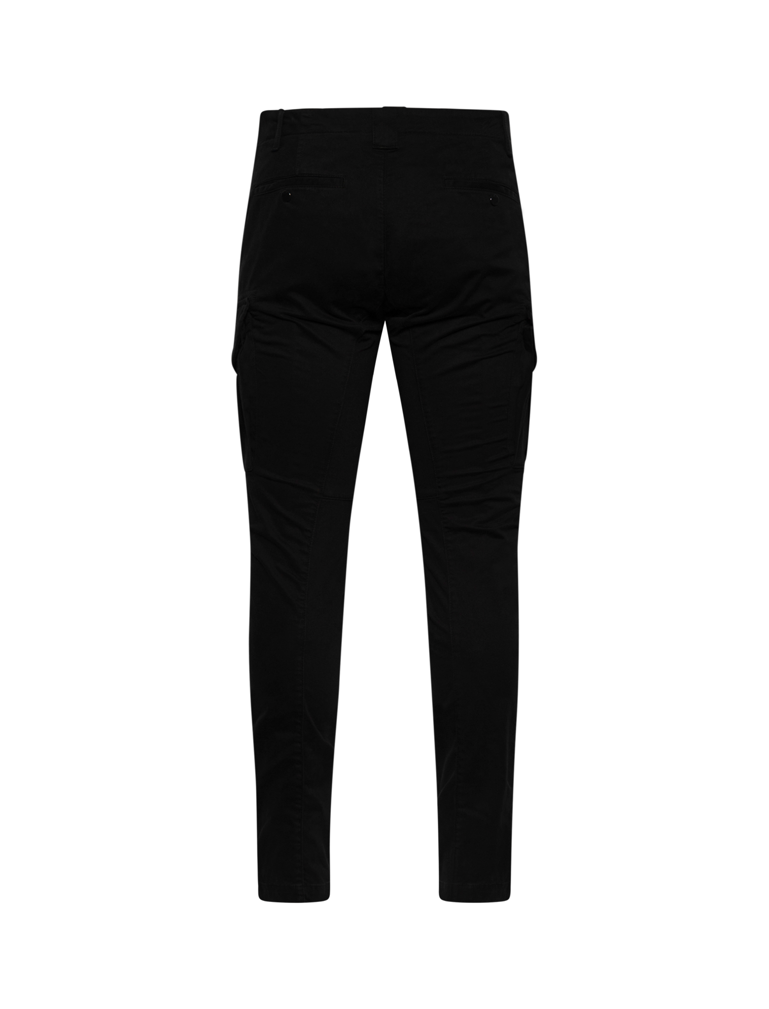 Stretch sateen cargo trousers