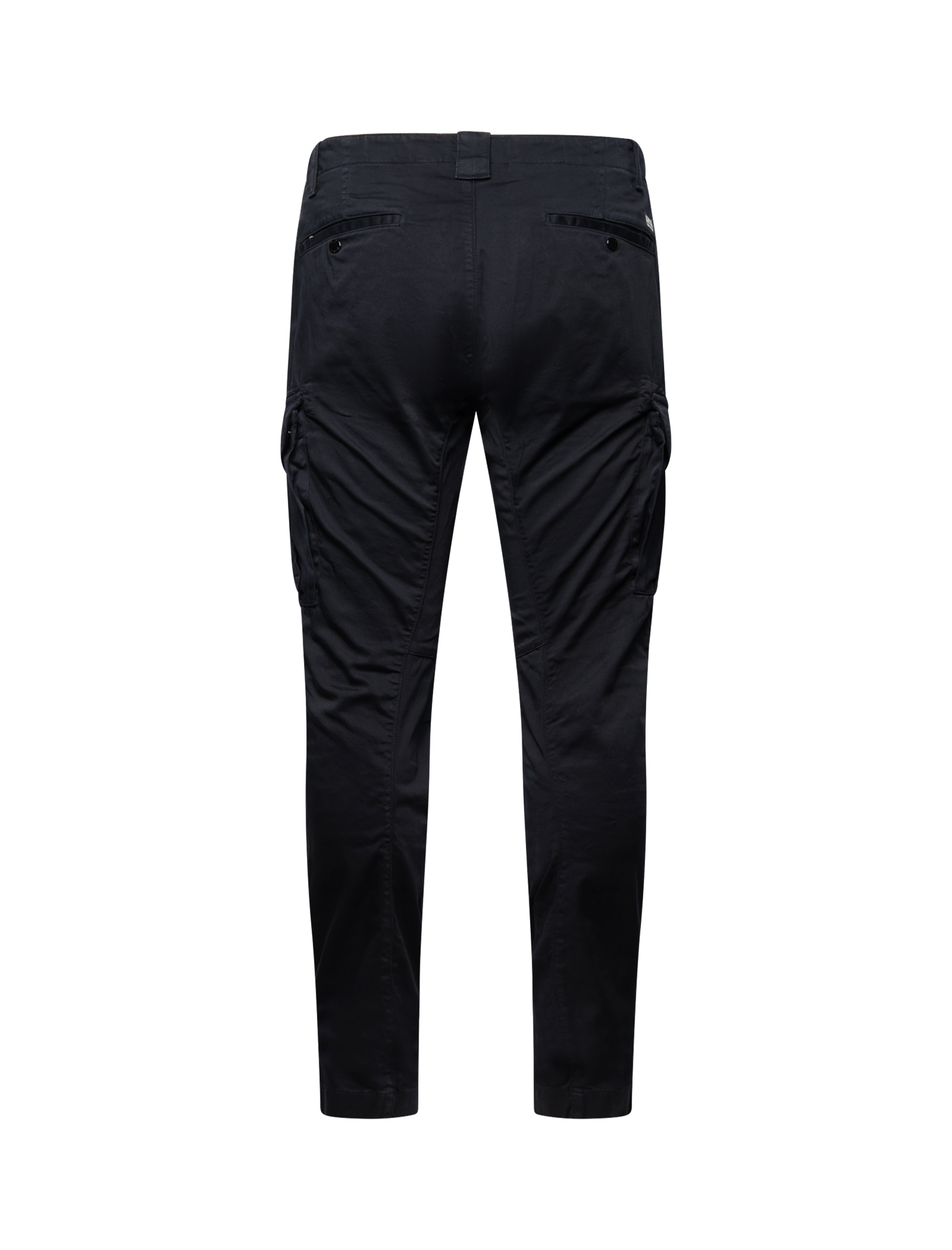 Stretch sateen cargo trousers