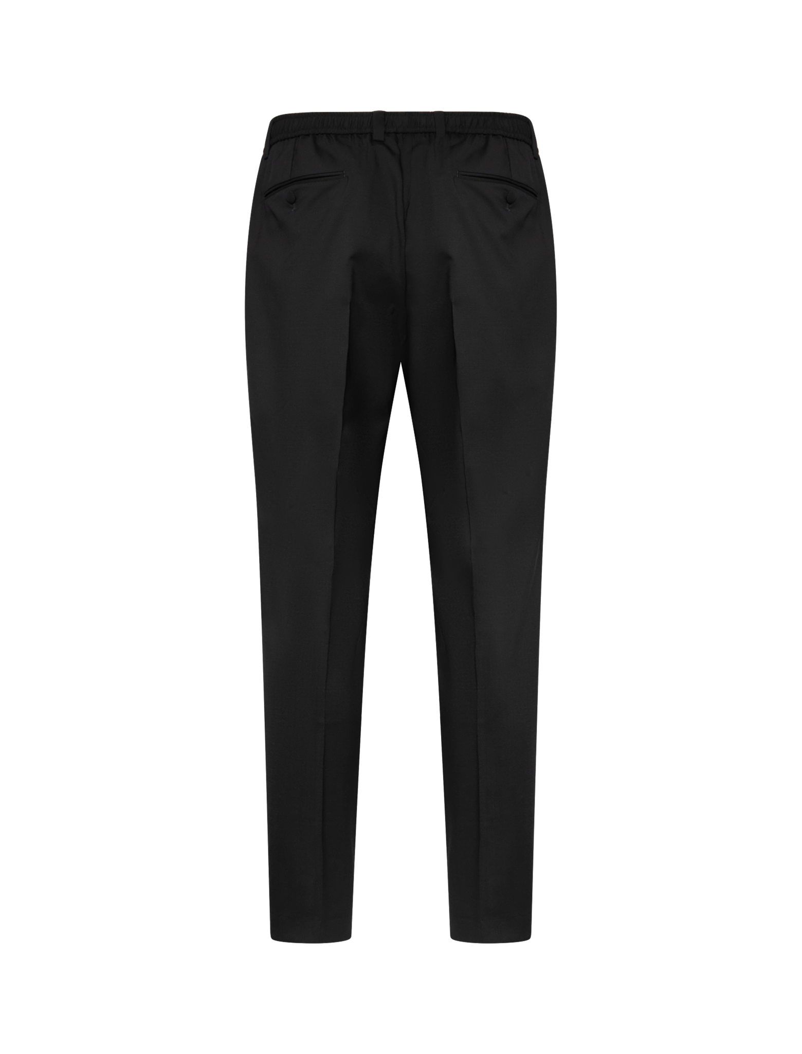 Stretch wool canvas trousers