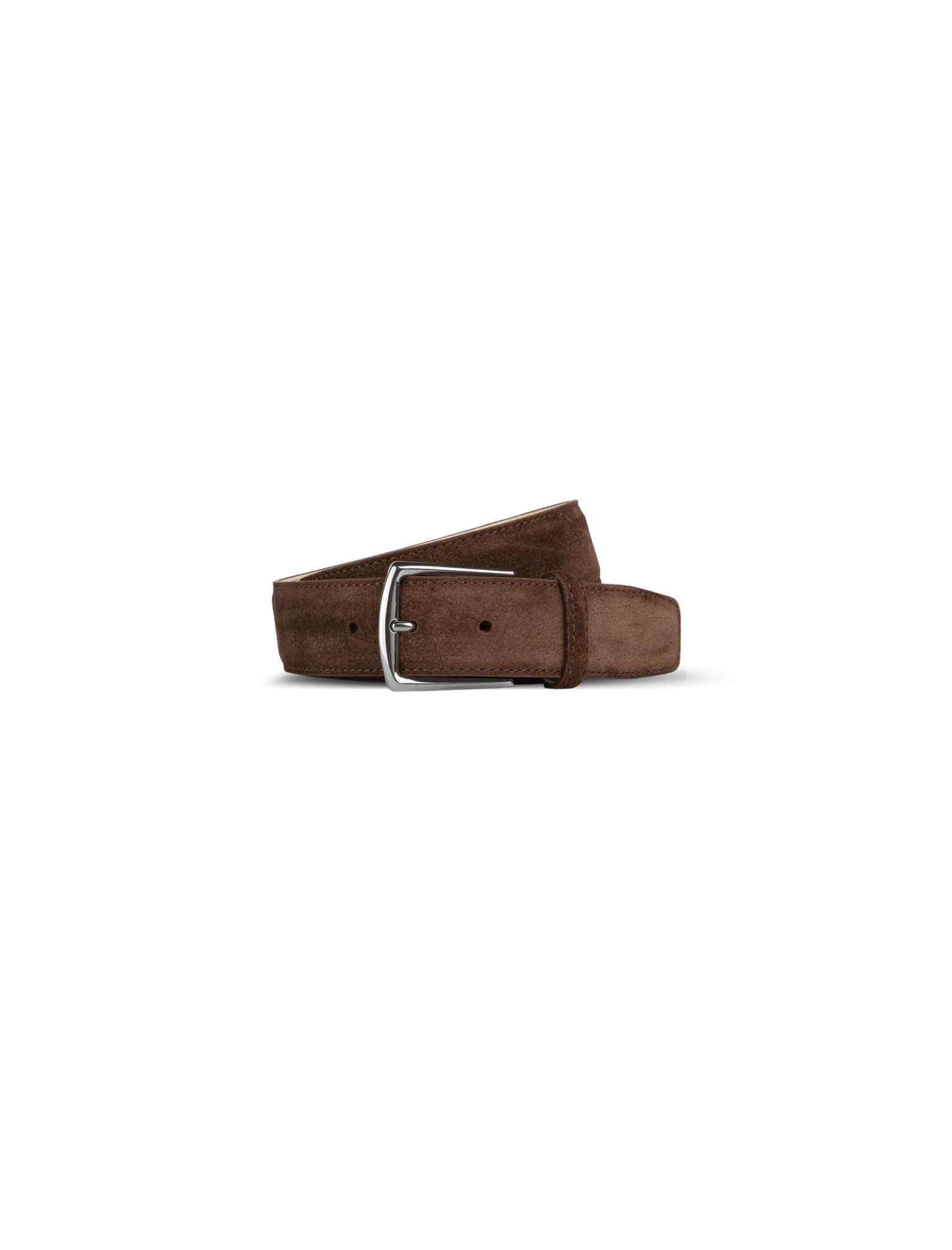 Suede leather belt