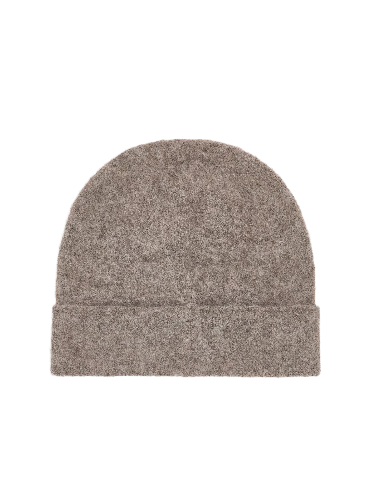 Textured knitted beanie hat
