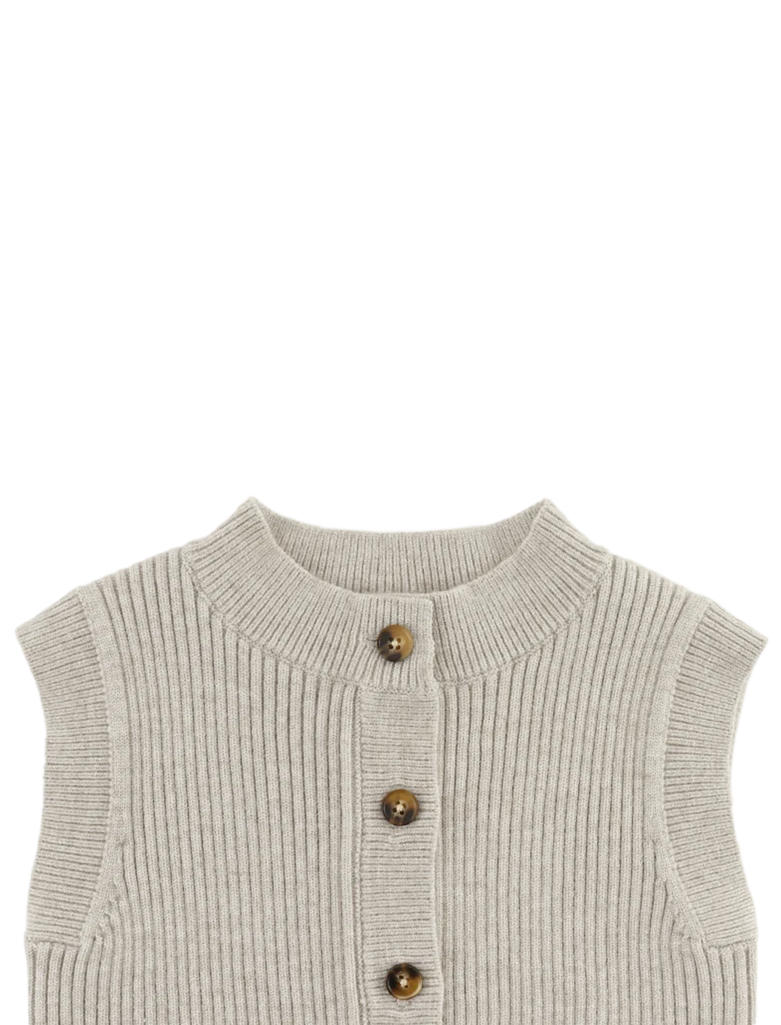 Tjitske knitted waitscoat vest