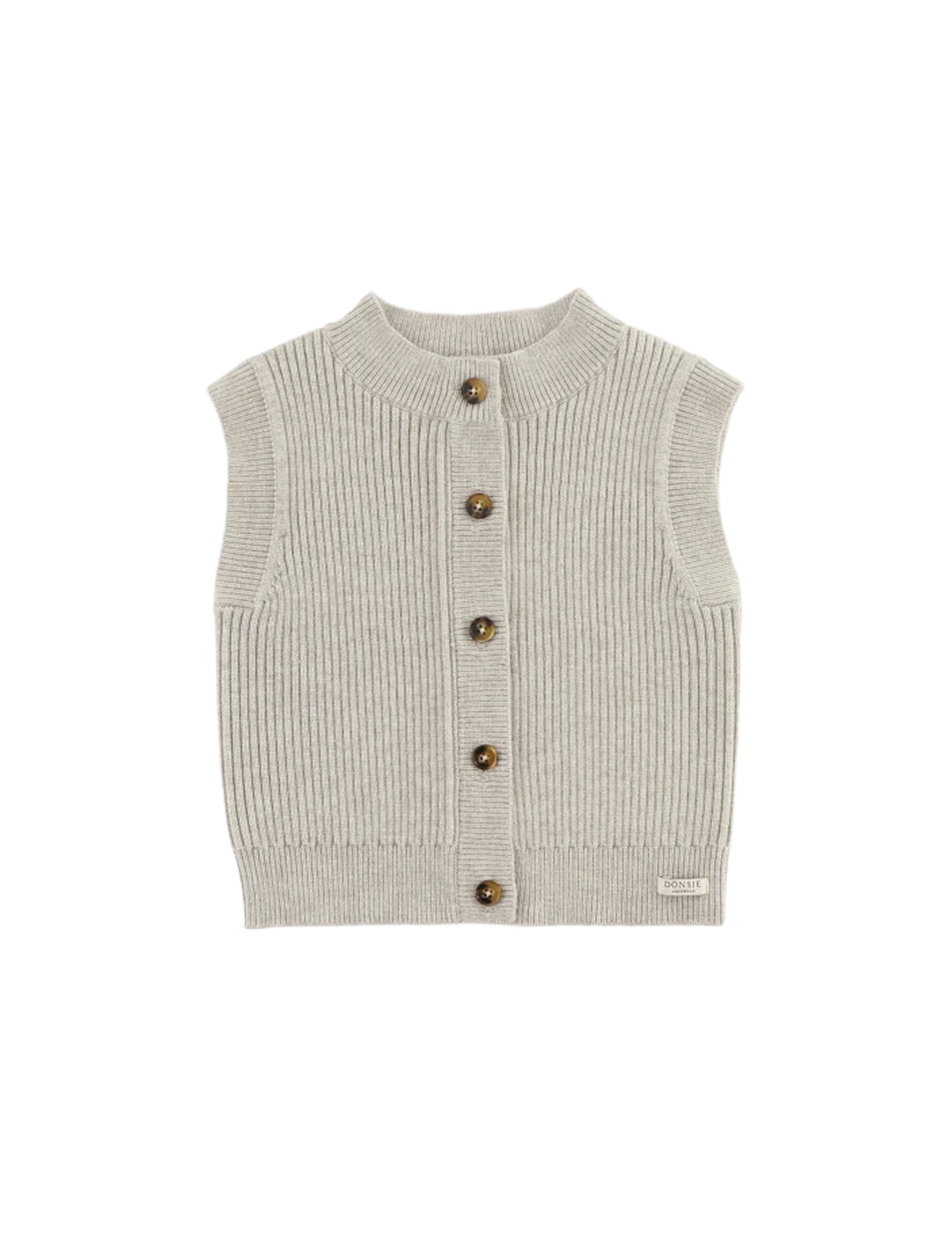 Tjitske knitted waitscoat vest