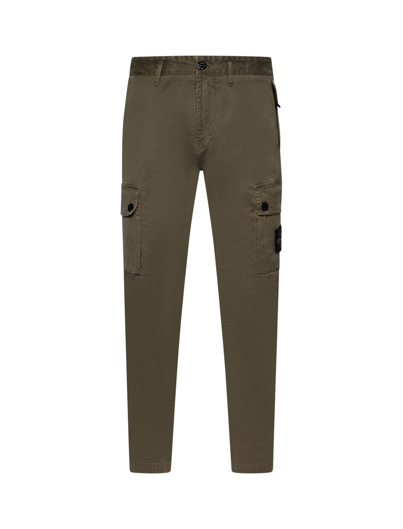 Twill slim-fit cargo trousers