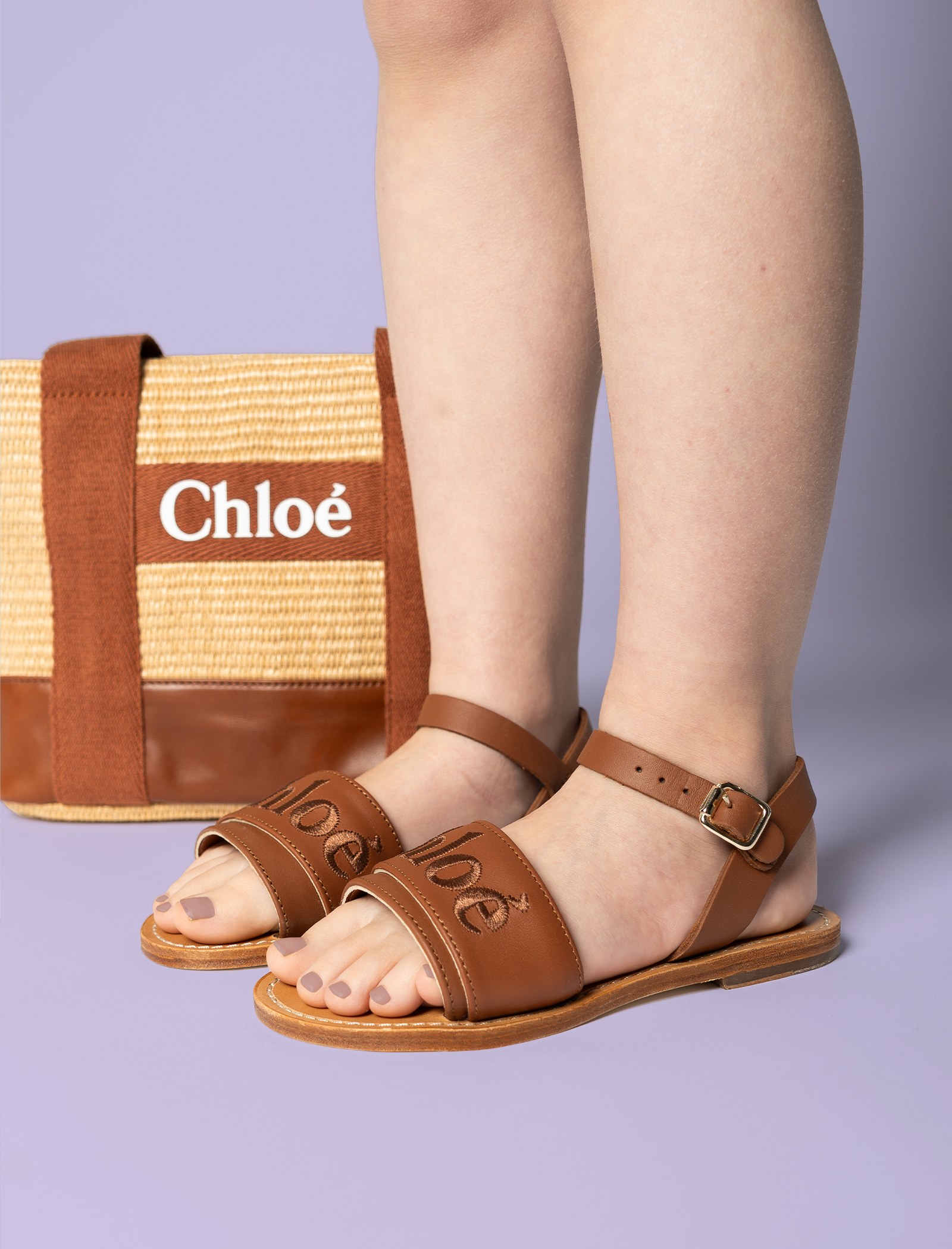 Buckle-strap sandals