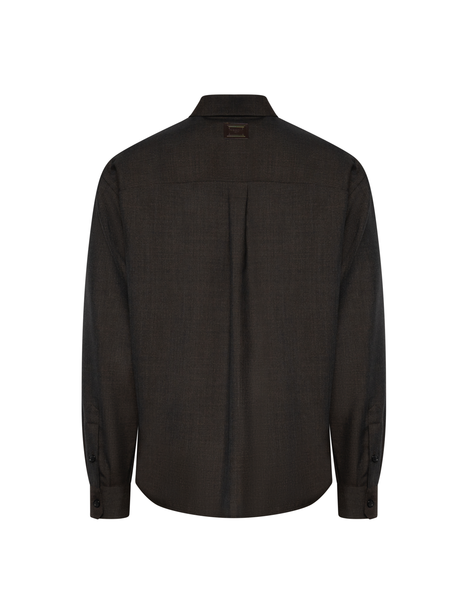 Virgin wool canvas shirt