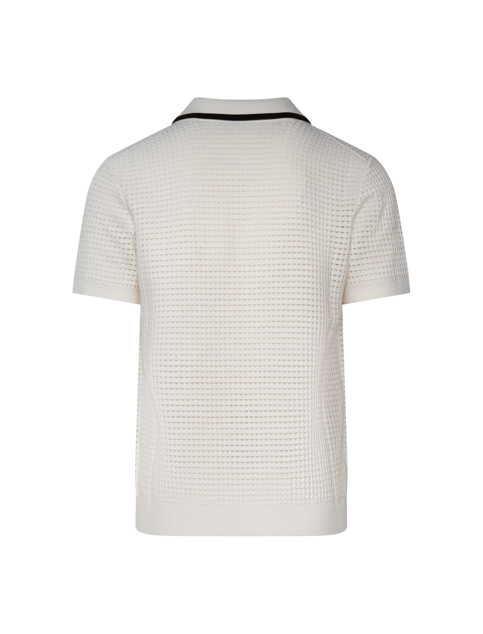 Waffle Stitch polo shirt