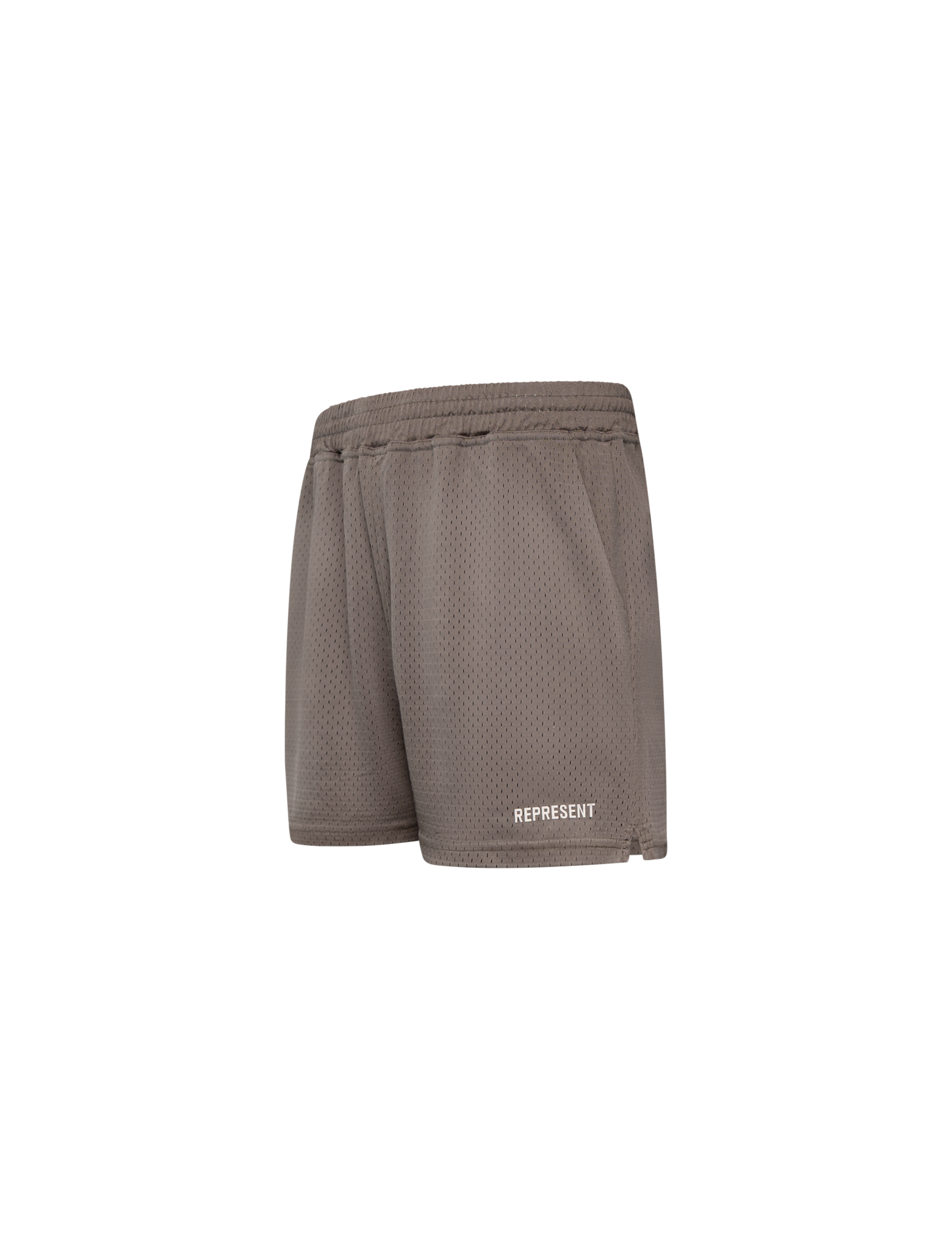 Washed mesh shorts