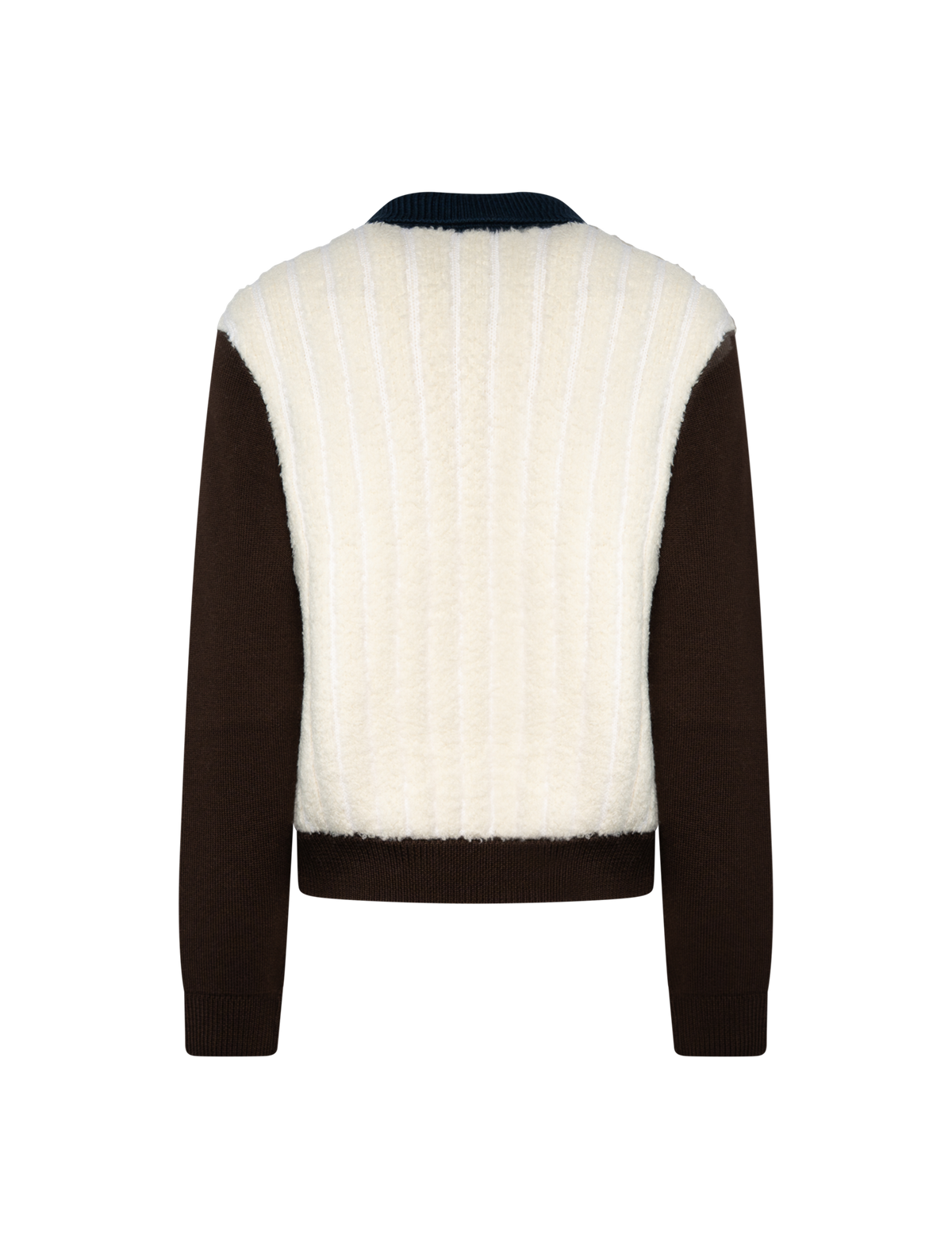 Wool blend fleece jacket