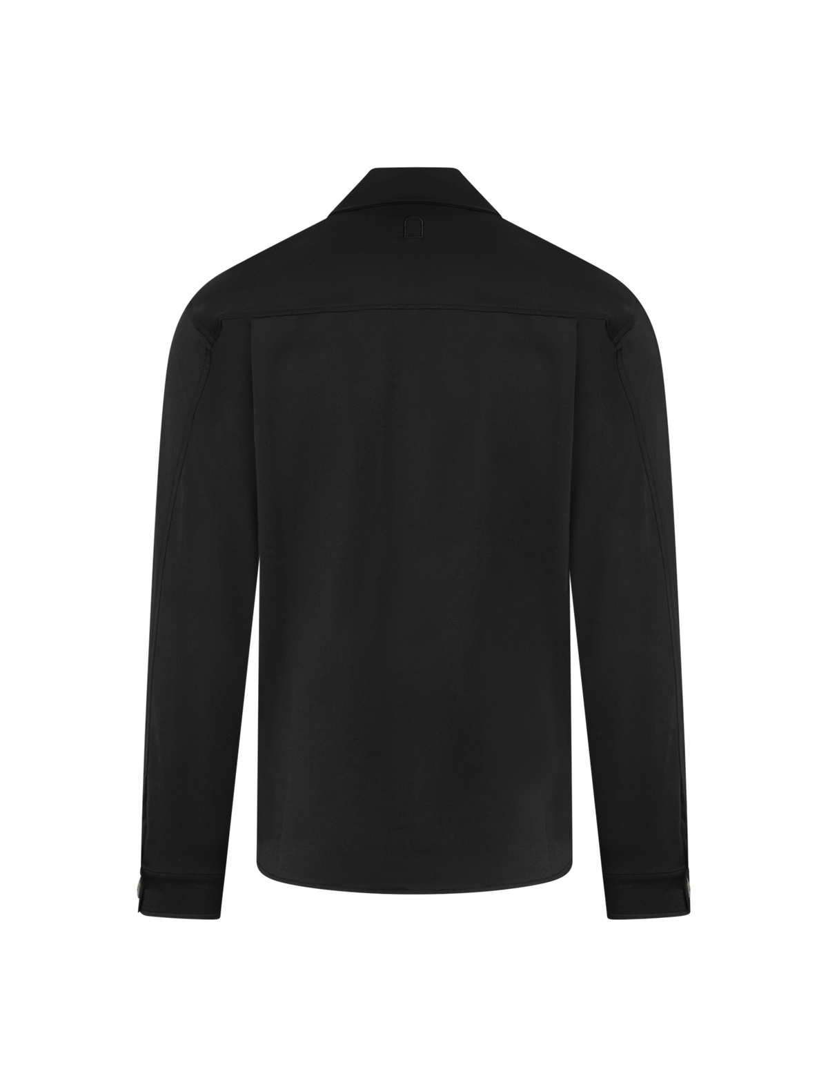 Wool blend overshirt
