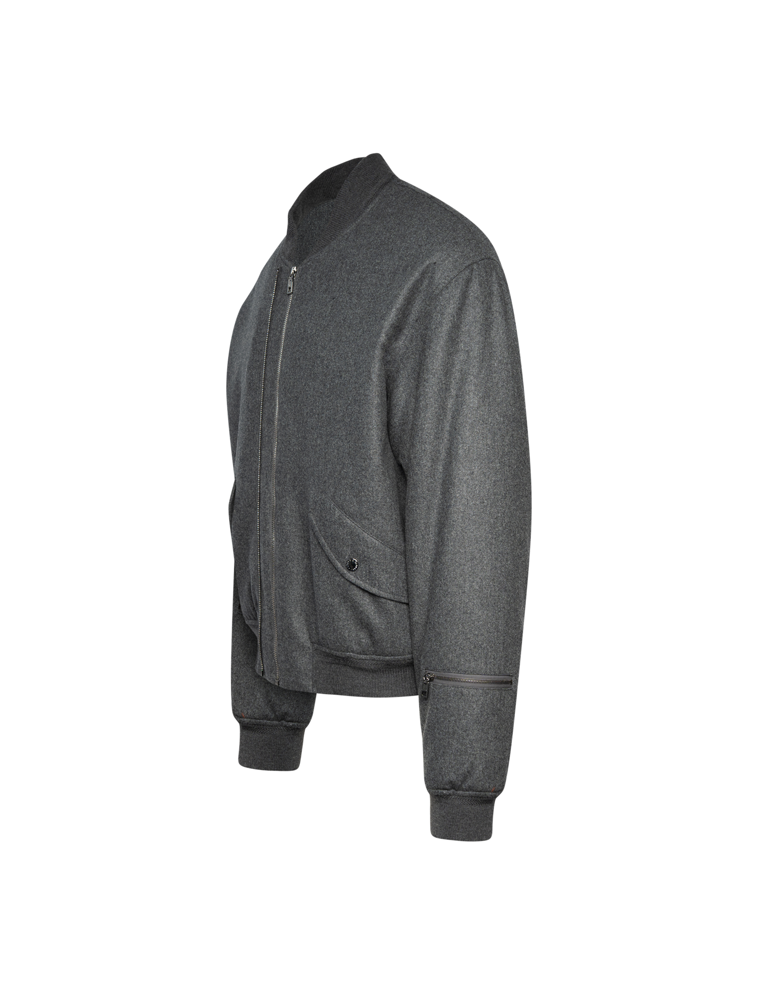 Wool bomber jacket
