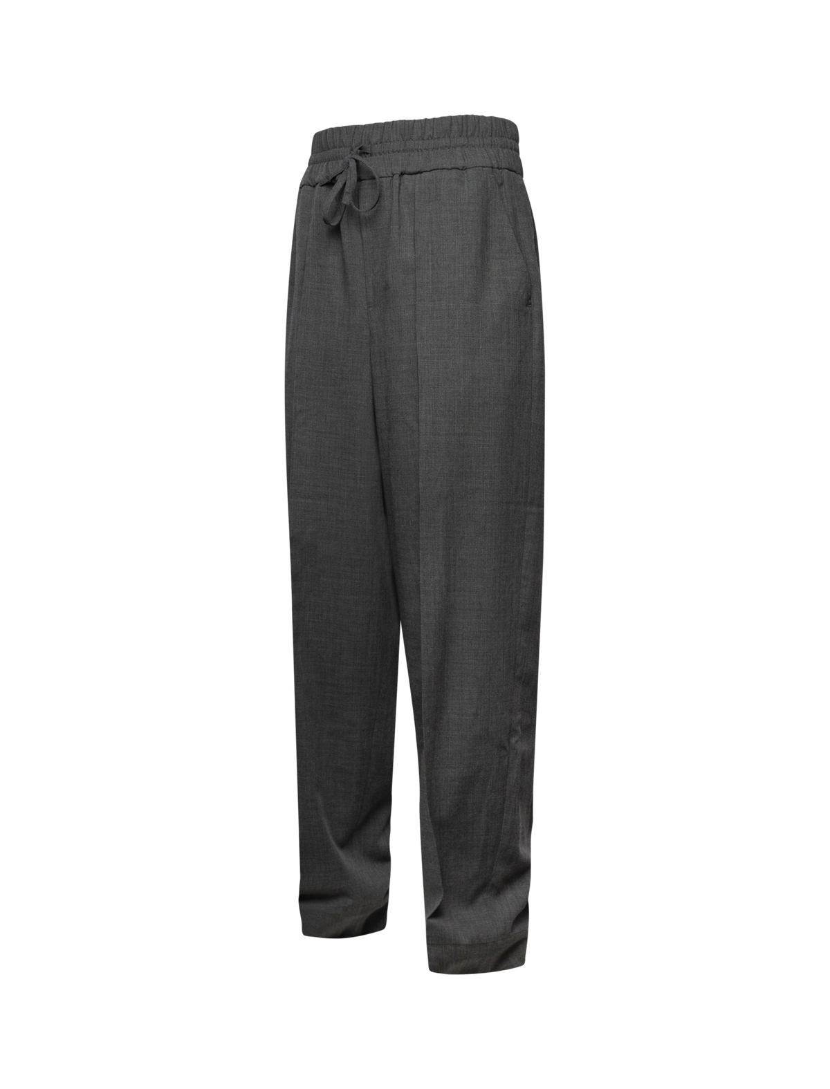 Wool elasticated waist trouser