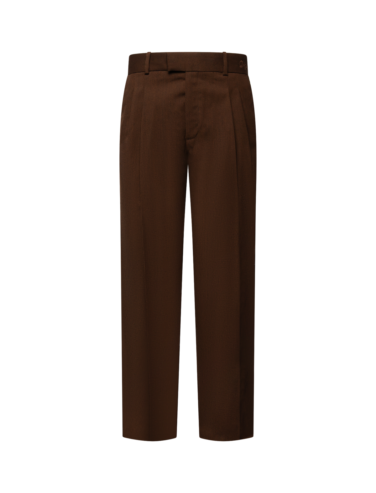 Wool twill golfer pants