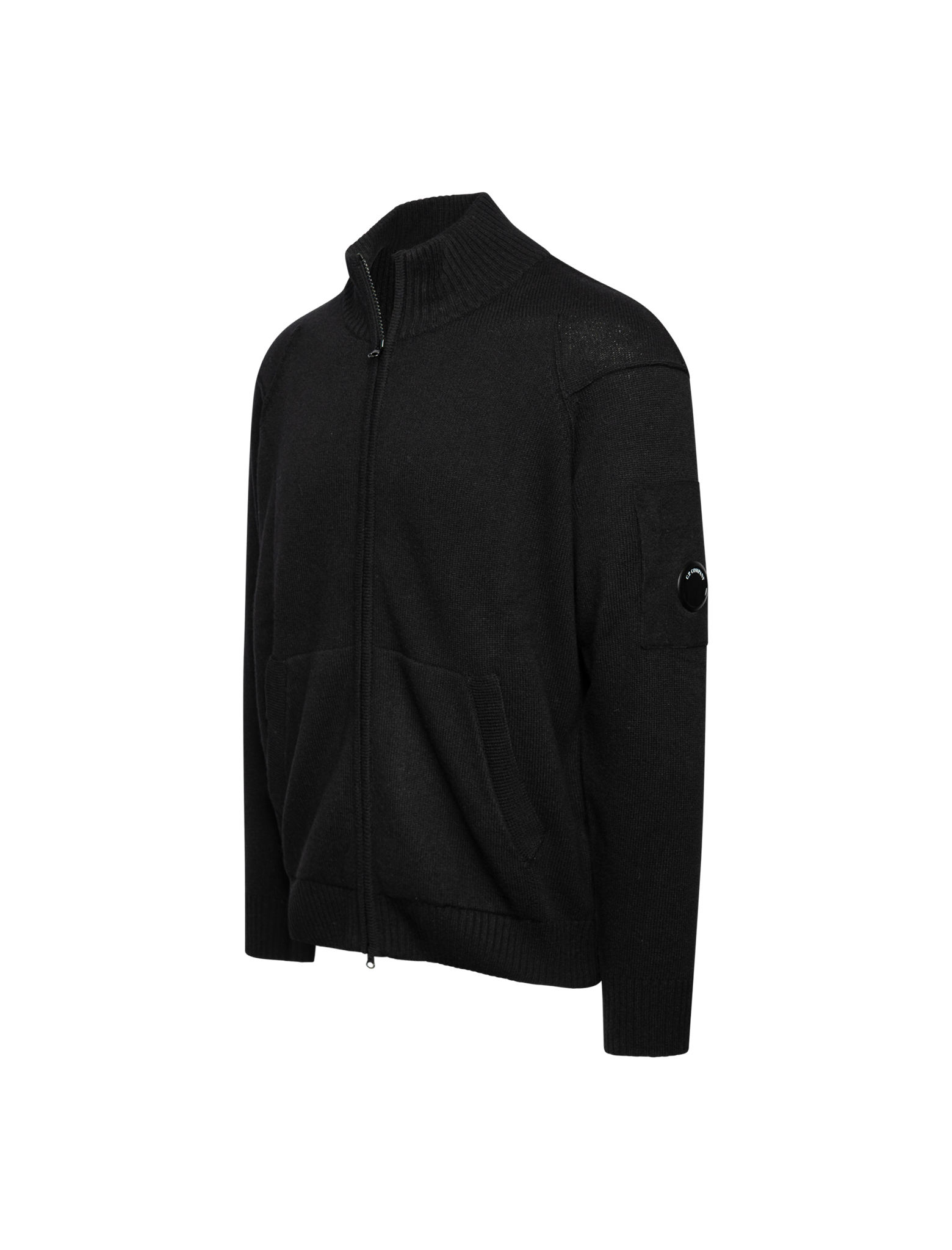Zipped lambswool knitwear
