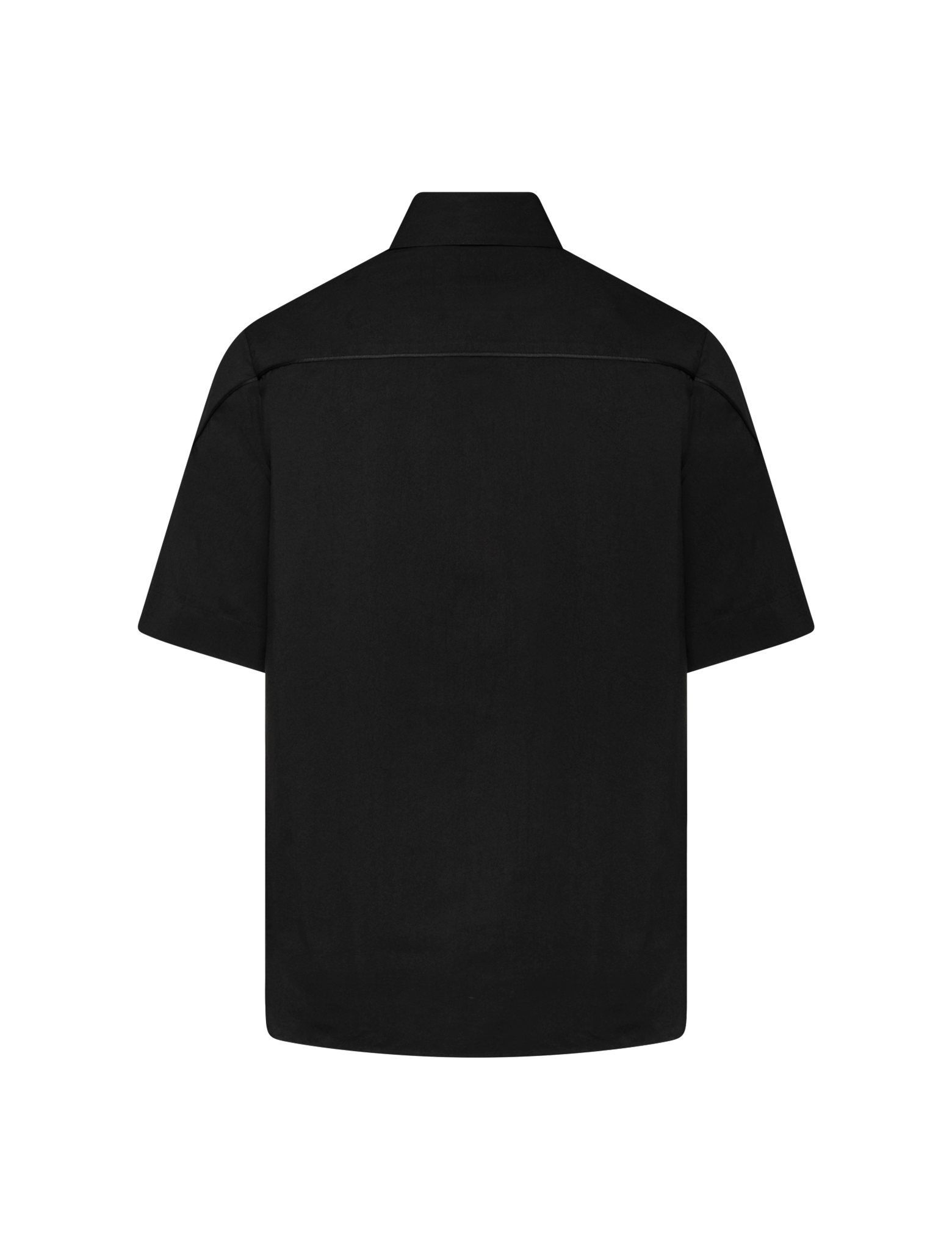 Zipped short sleeve shirt
