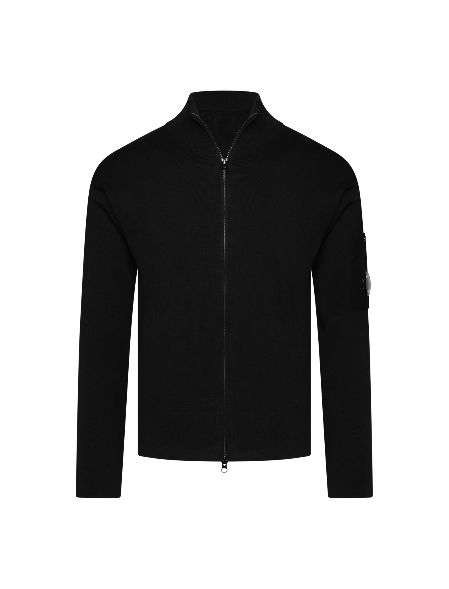 Zipped stretch knitwear