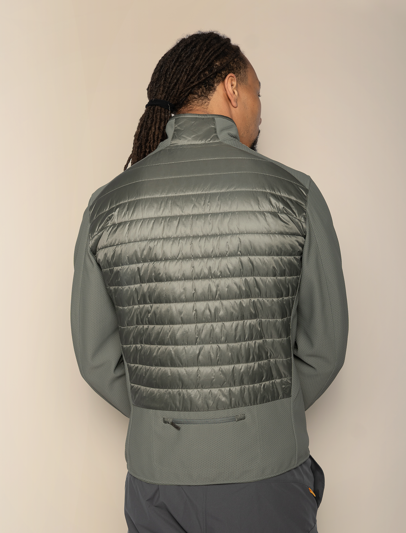 Jayden Fleece-Nylonjacke