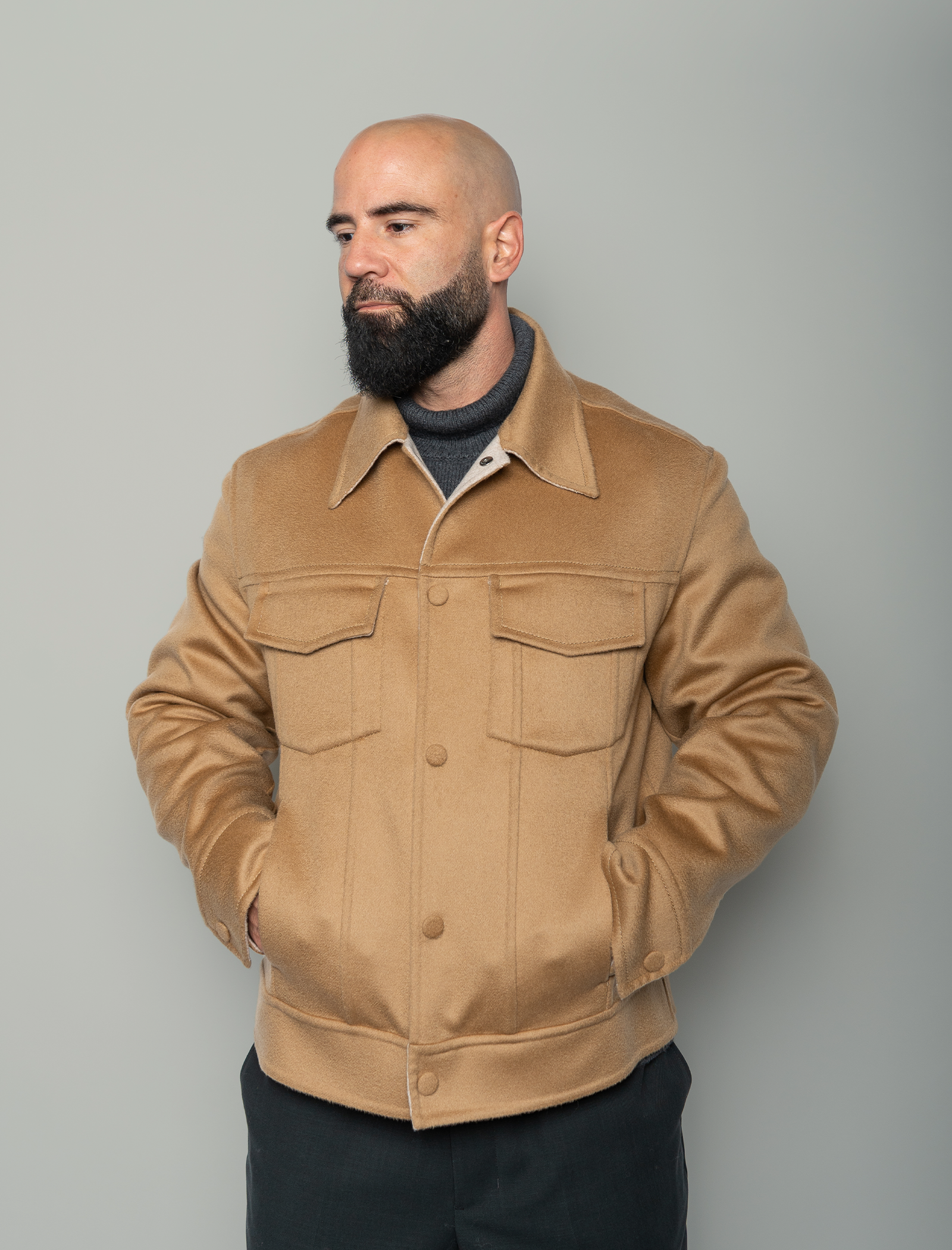 Double-faced Trucker jacket
