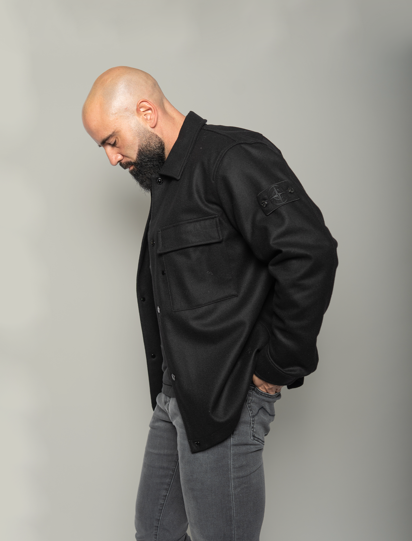 Ghost buttoned overshirt