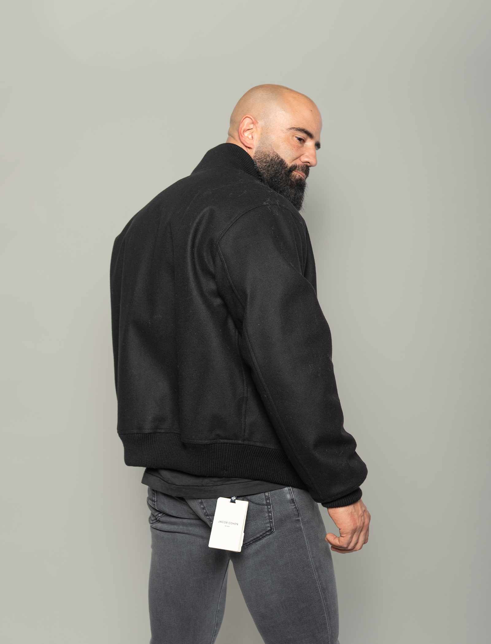 Ghost flannel bomber jacket