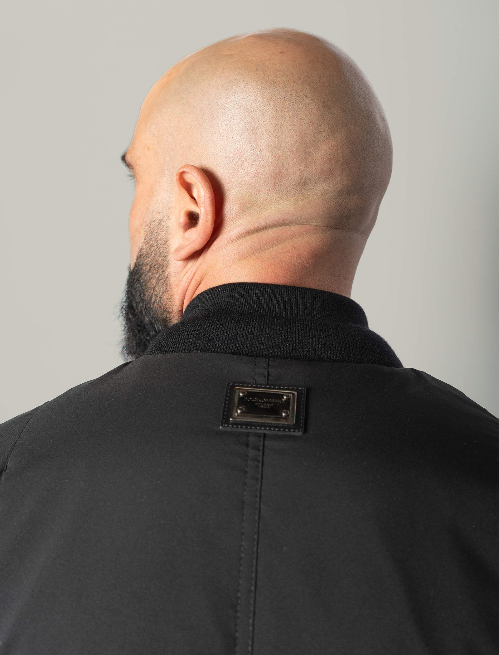 Padded satin jacket