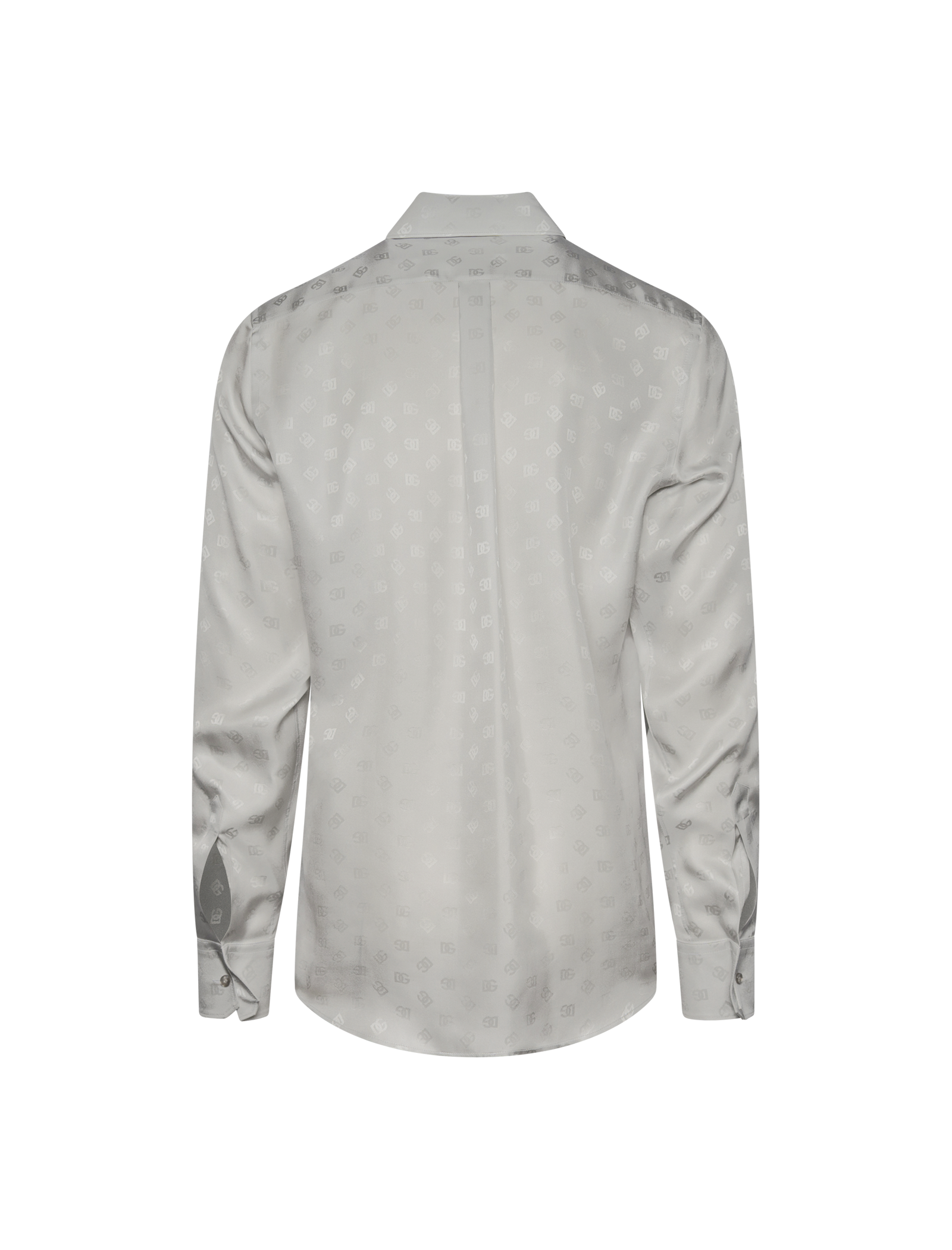 Silk monogram martini shirt