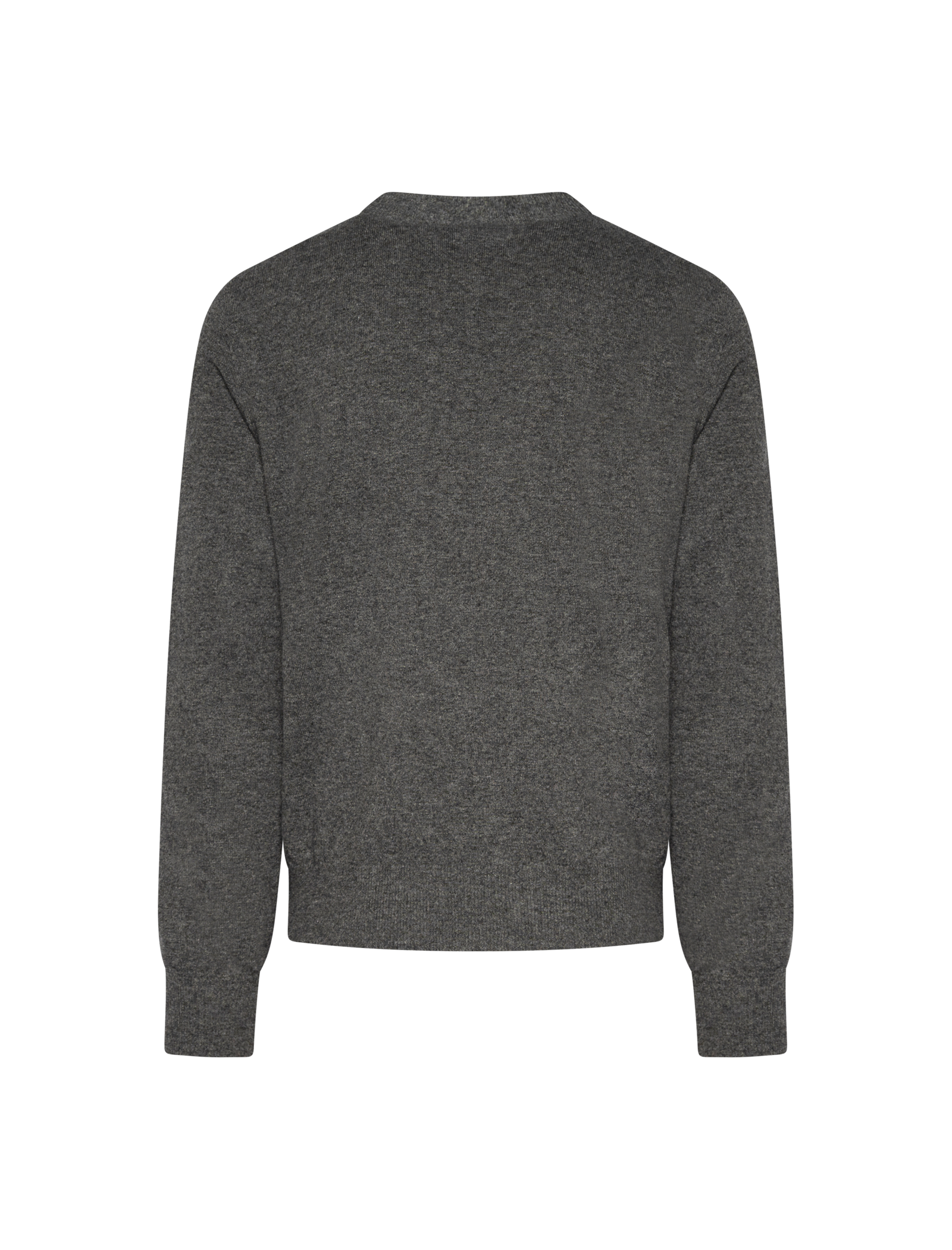 Embroidered logo wool jumper