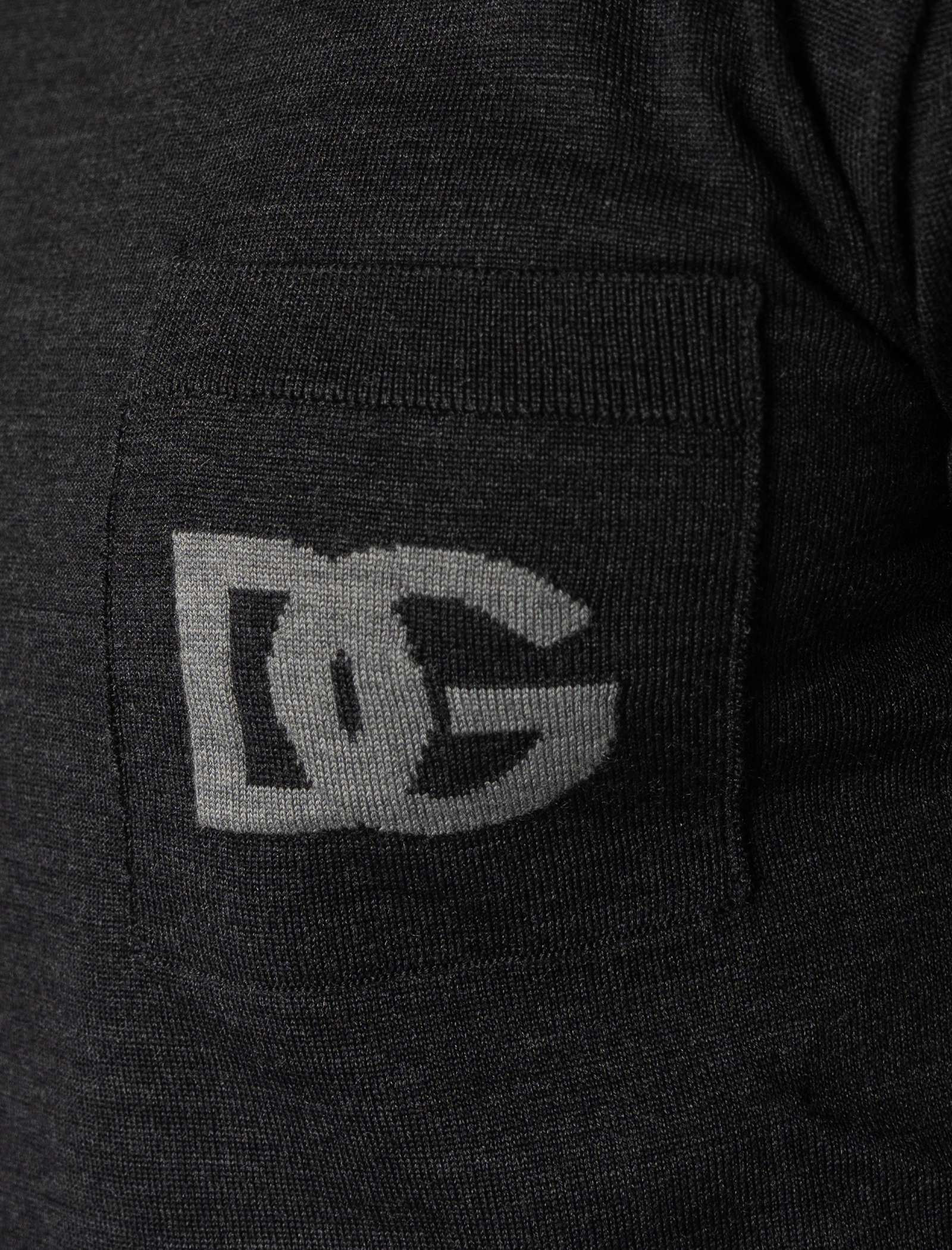 Crewneck logo knitted jumper